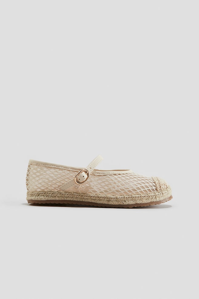 Espadrilles - Cremefarben/Puderrosa - 1