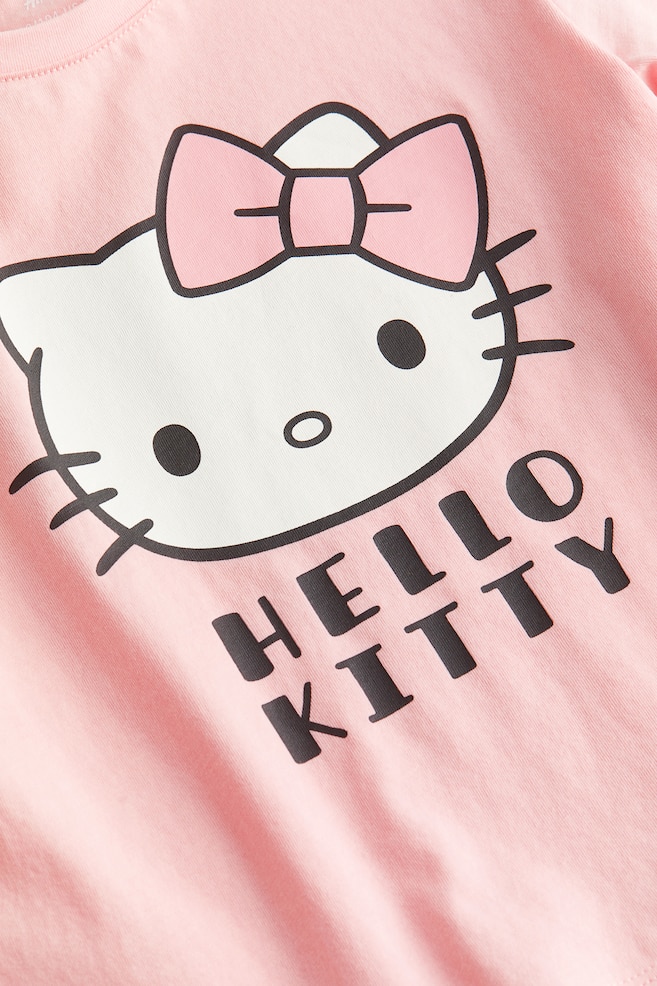 T-shirt con stampa - Rosa chiaro/Hello Kitty/Verde menta/Sonic il Riccio/Bianco naturale/Minni/Lilla chiaro/Frozen - 2