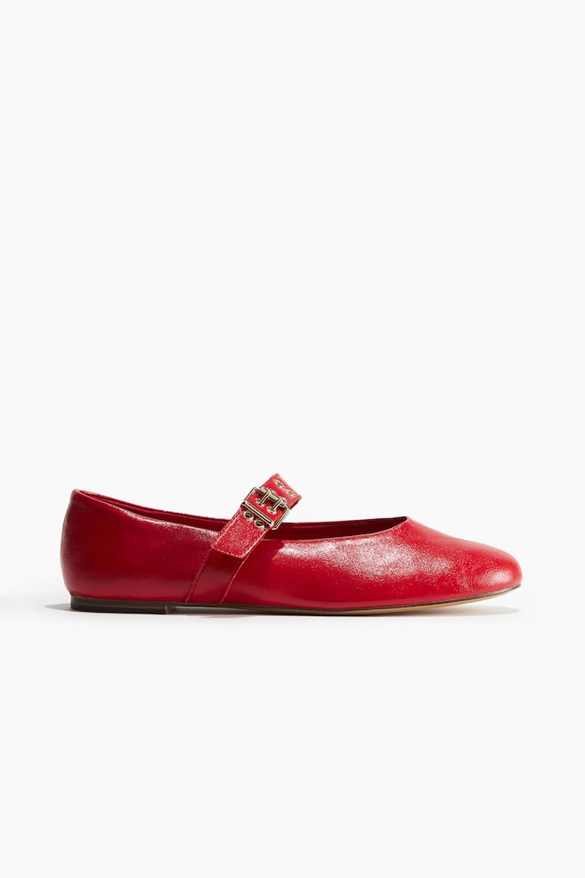 Ballerines façon babies - Rouge vif - 1