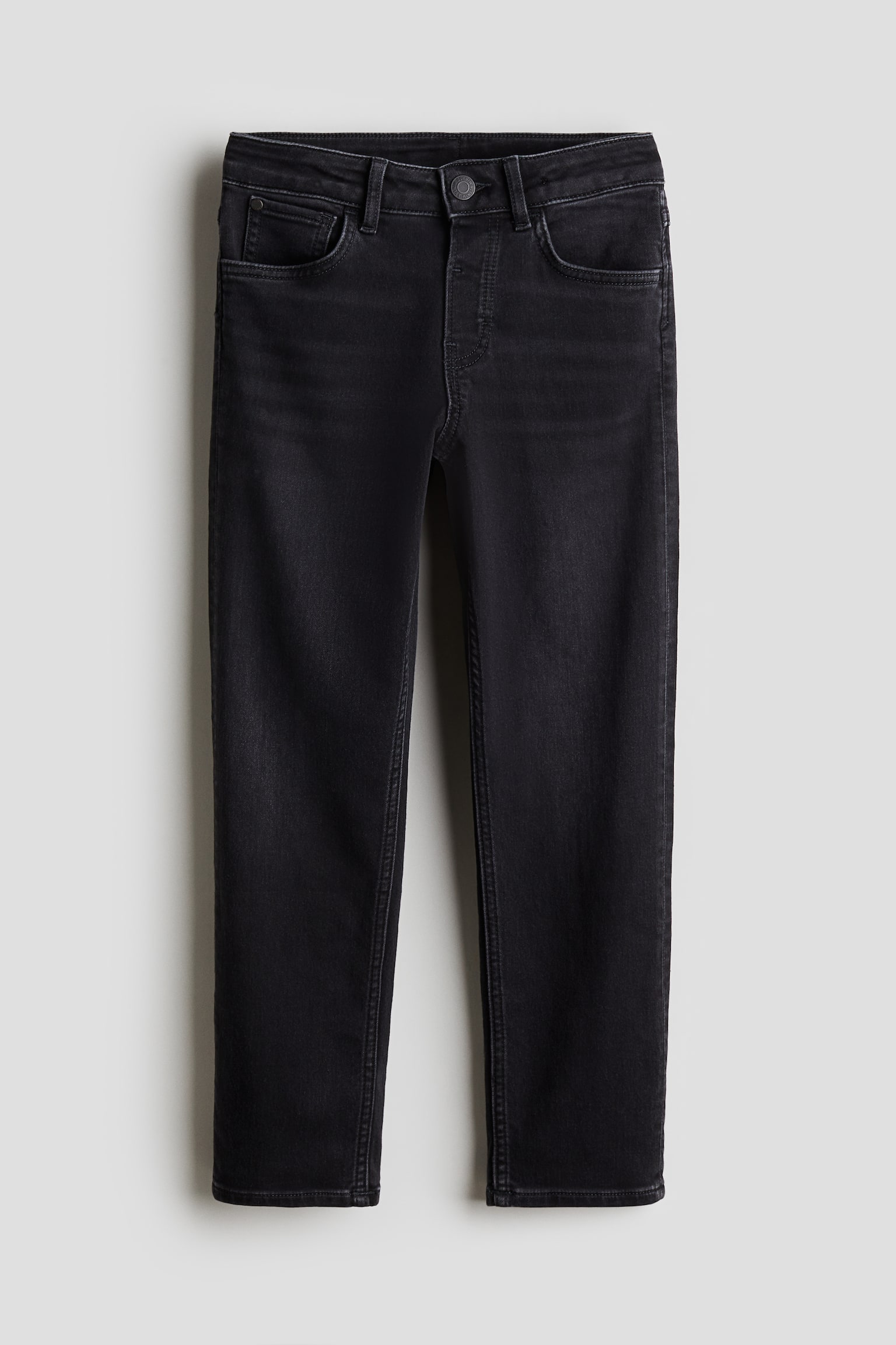 Relaxed Tapered Fit Jeans - Dark grey/Light grey/Dark denim blue - 1