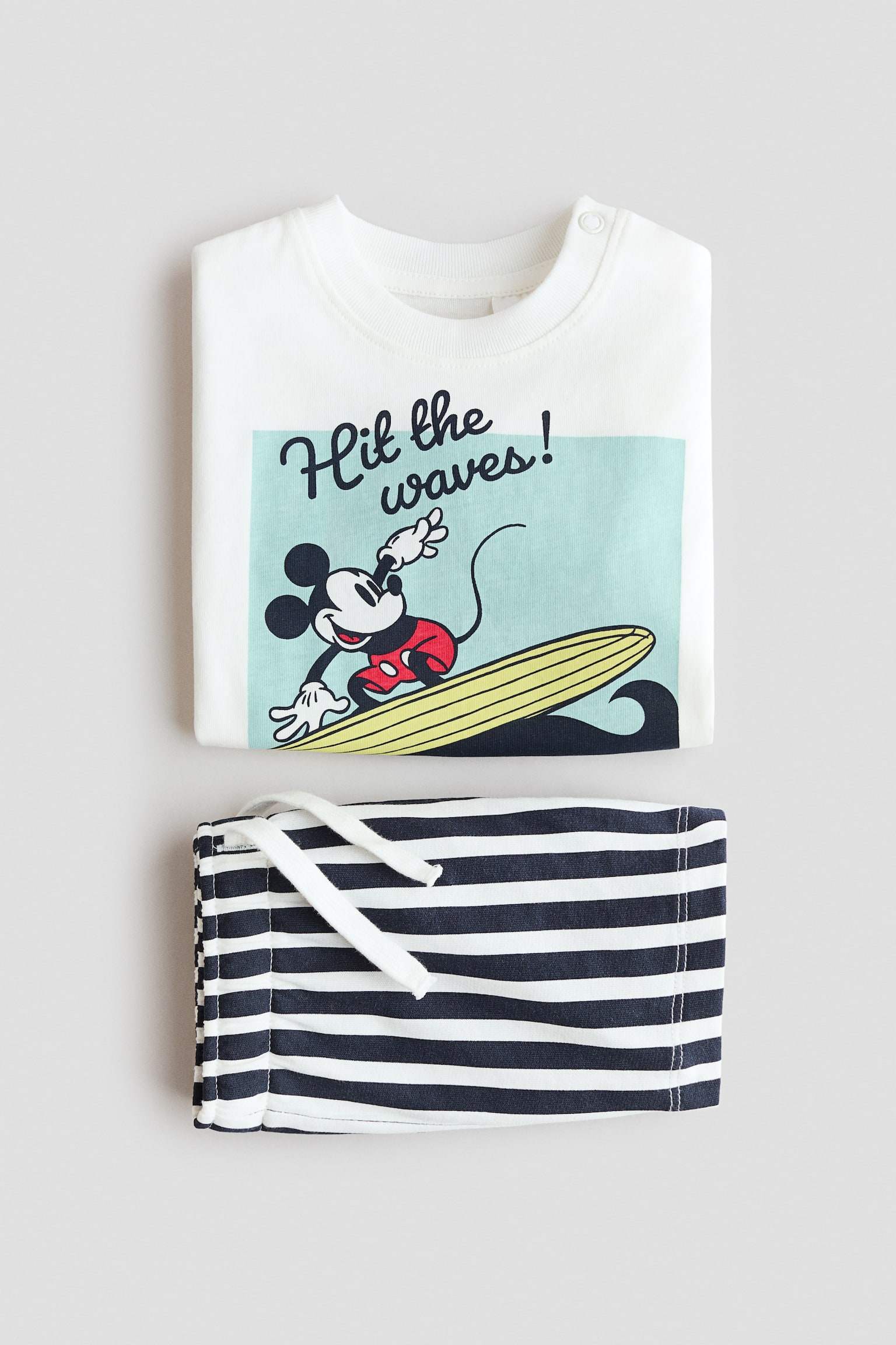 Bộ 2 món in hình-Màu trắng/Chuột Mickey - 2