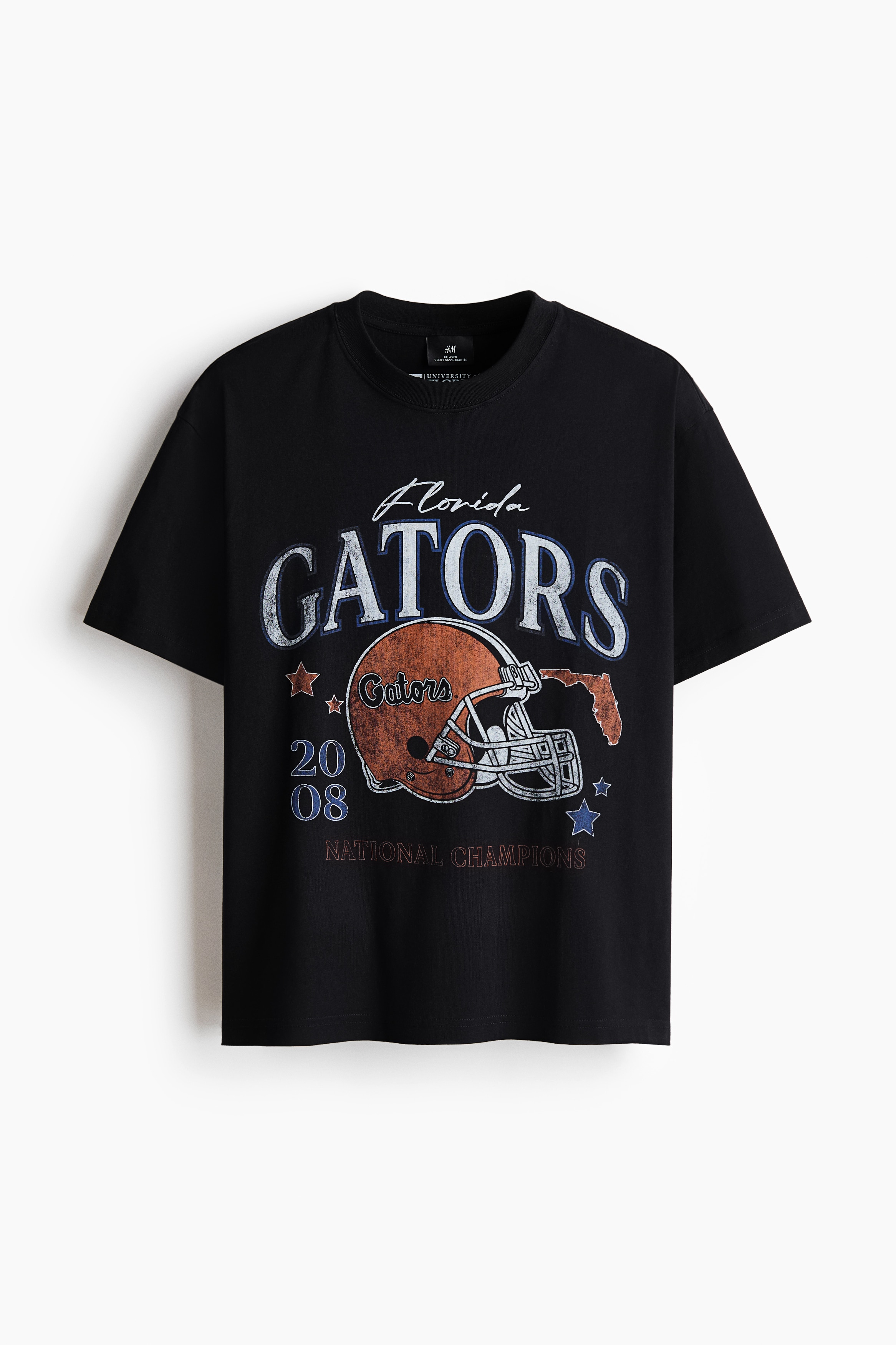 Loose Fit T-shirt - Black/Florida Gators/Black/Metallica/White/University of Michigan/White/Claude Monet/White/NASCAR/Brown/Van Gogh/White/Honda/Black/2Pac/Black/Nirvana/Black/Post Malone/White/Snoopy/White/Johnny Cash/White/NASCAR/White/Formula 1/White/Pulp Fiction/White/Reservoir Dogs