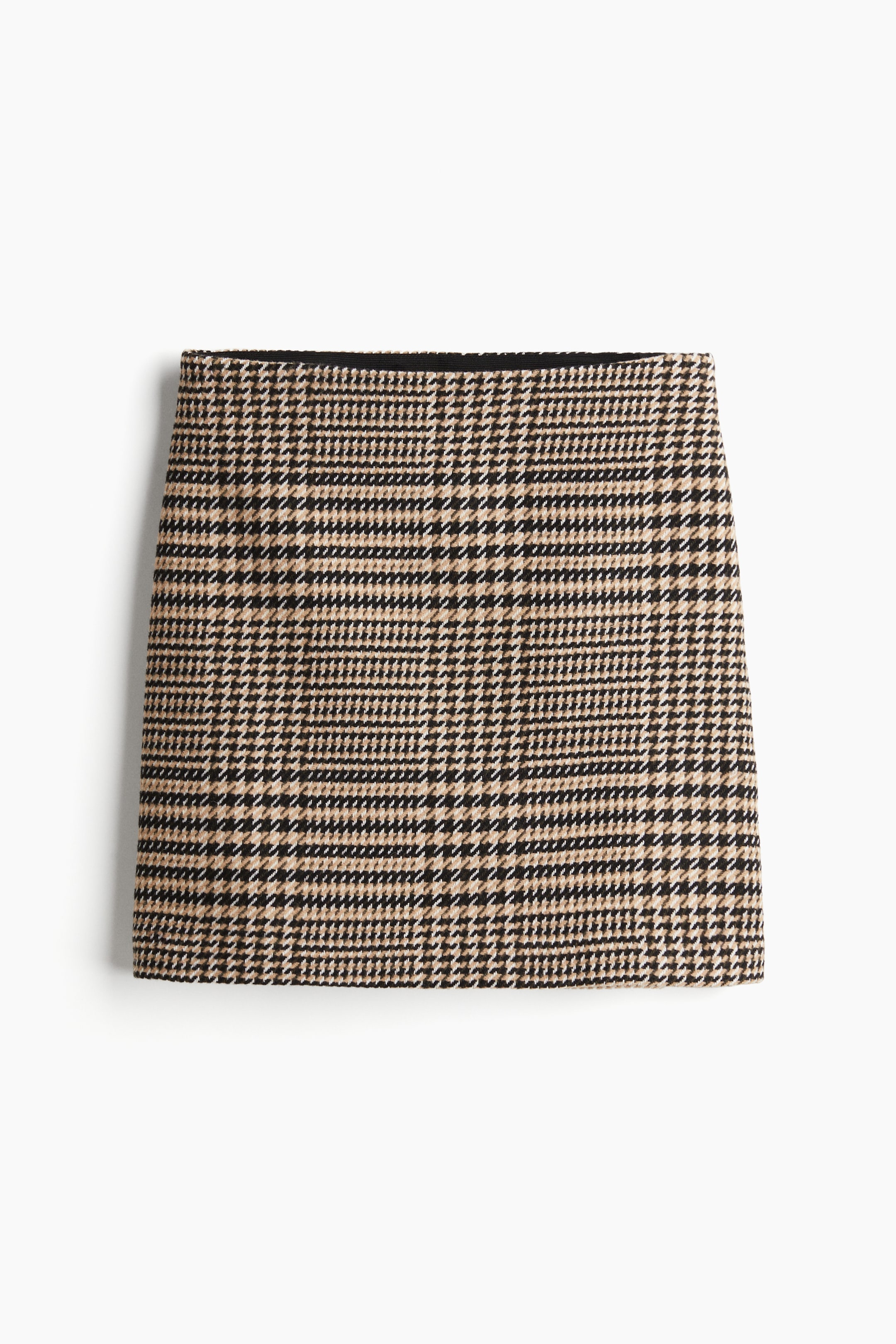 Mini skirt - Beige/Checked - Ladies | H&M 5