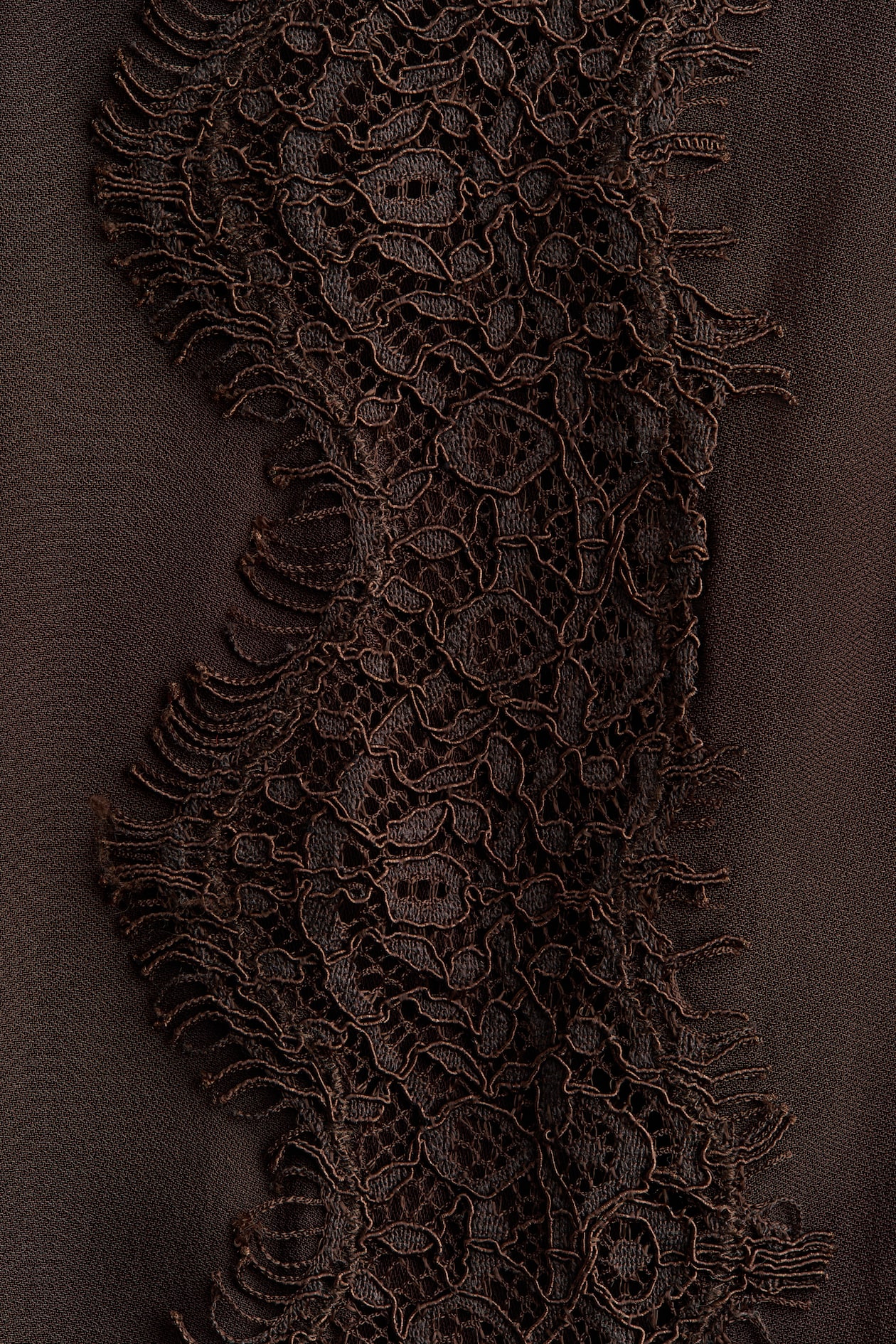 Lace-Trimmed Viscose Dress - image 3