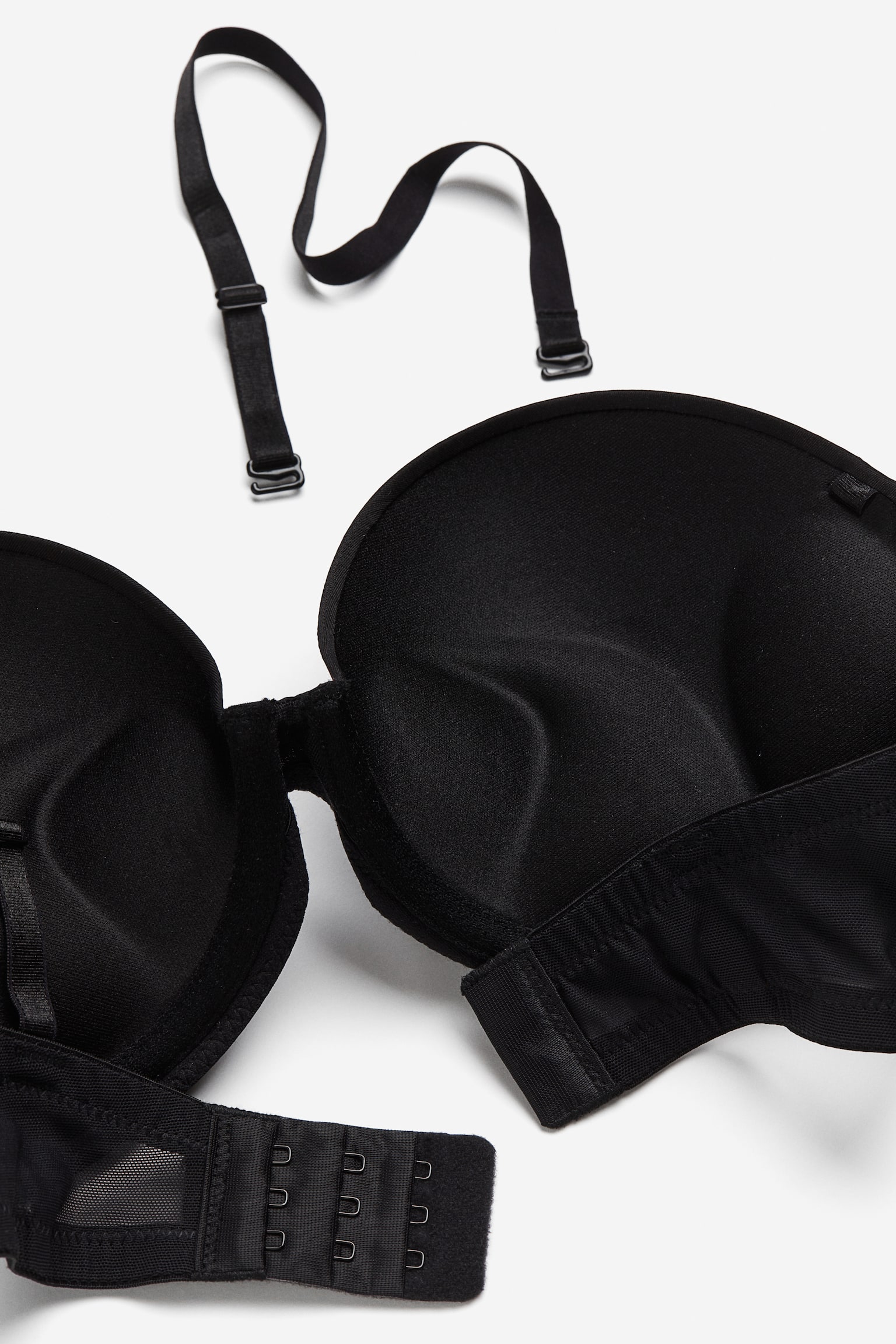 Strapless Super Push Up Bra - Black - 2