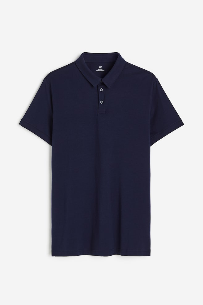 Slim Fit Polo shirt - Navy blue/Black - 2