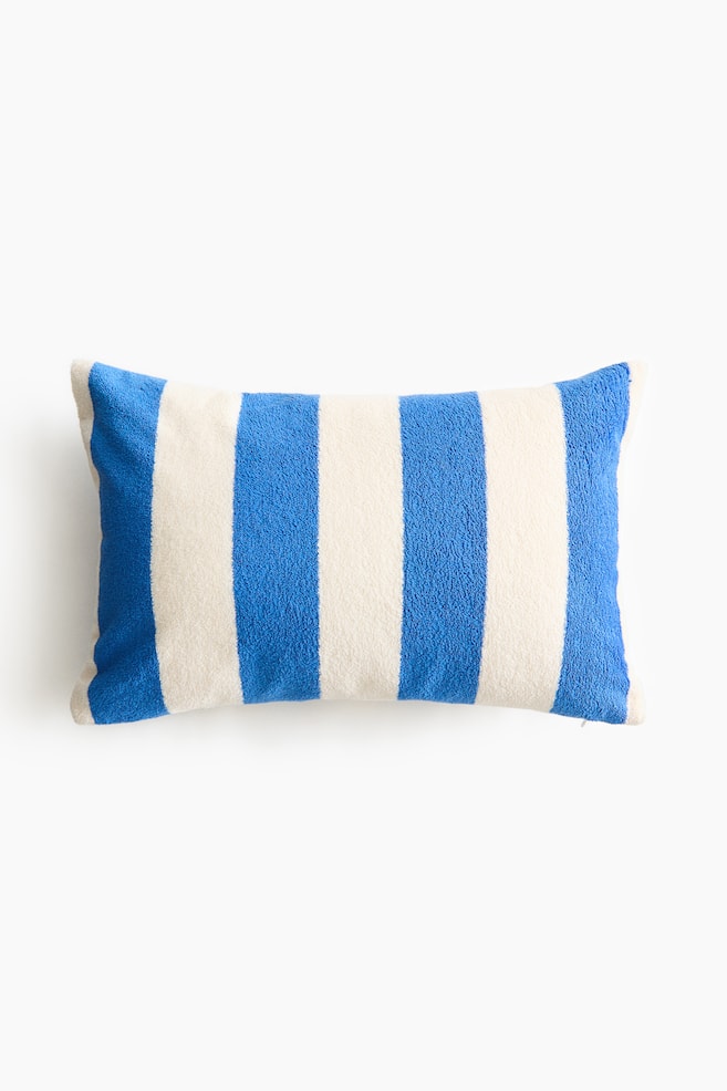 Strandkissen aus Frottee - Blau/Gestreift/Gelb/Gestreift/Beige/Gestreift/Weiß/Dunkelbraun gestreift/Orange/Gestreift - 1