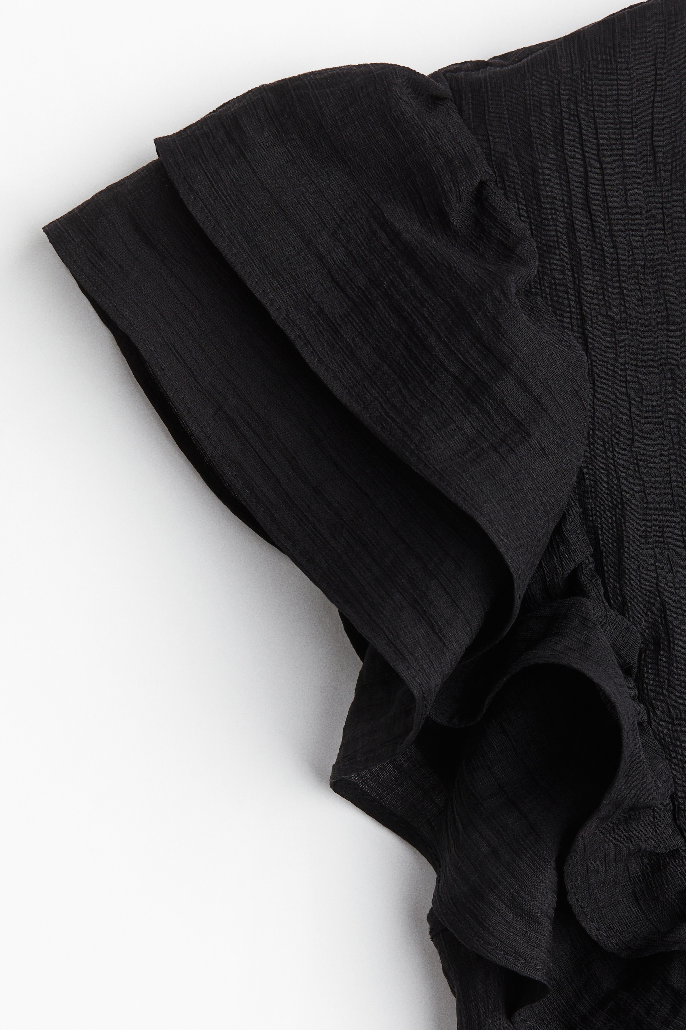 Frill-trimmed dress