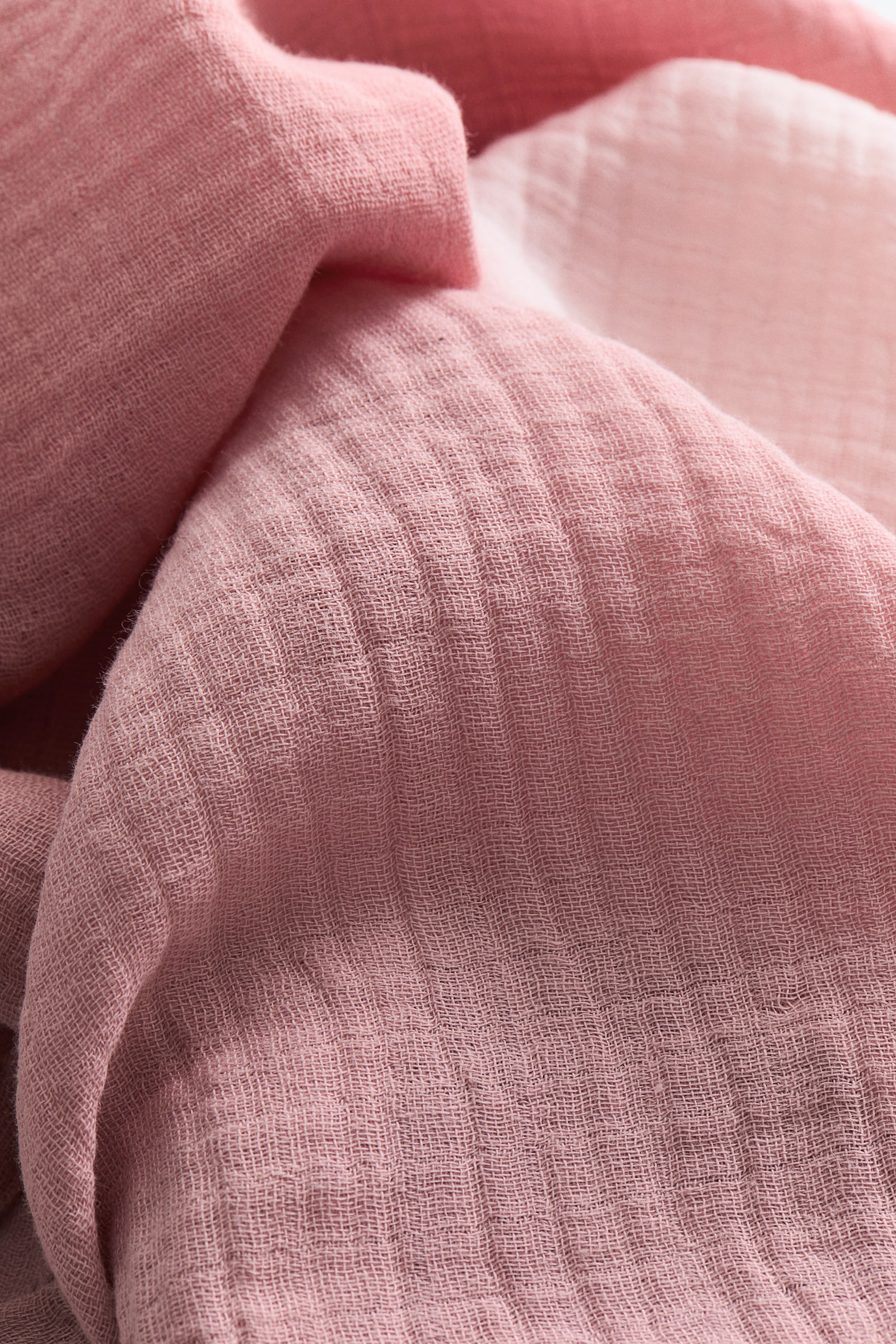 3-pack muslin cloths - Powder pink/Old rose/Beige/White/Light khaki green/Old rose/Beige/Pale pink/Dark pink/Dusty pink - 3