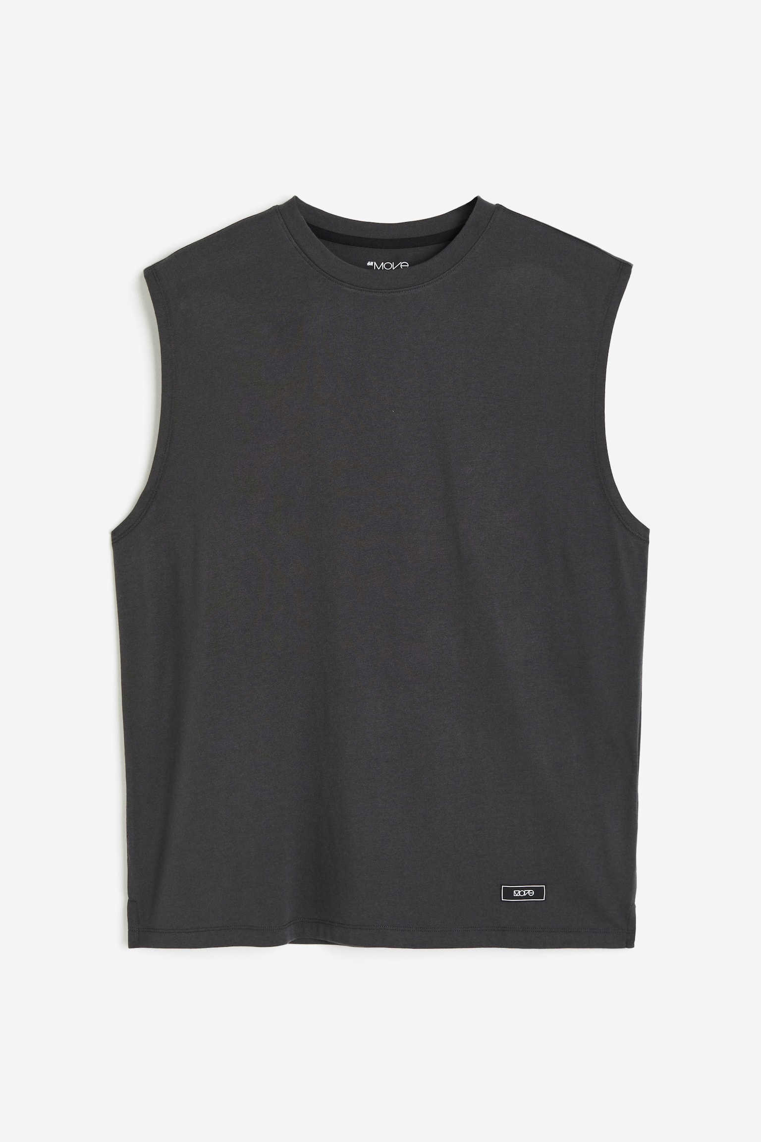 Activewear Tank In DryMove™ - Dark grey - 1