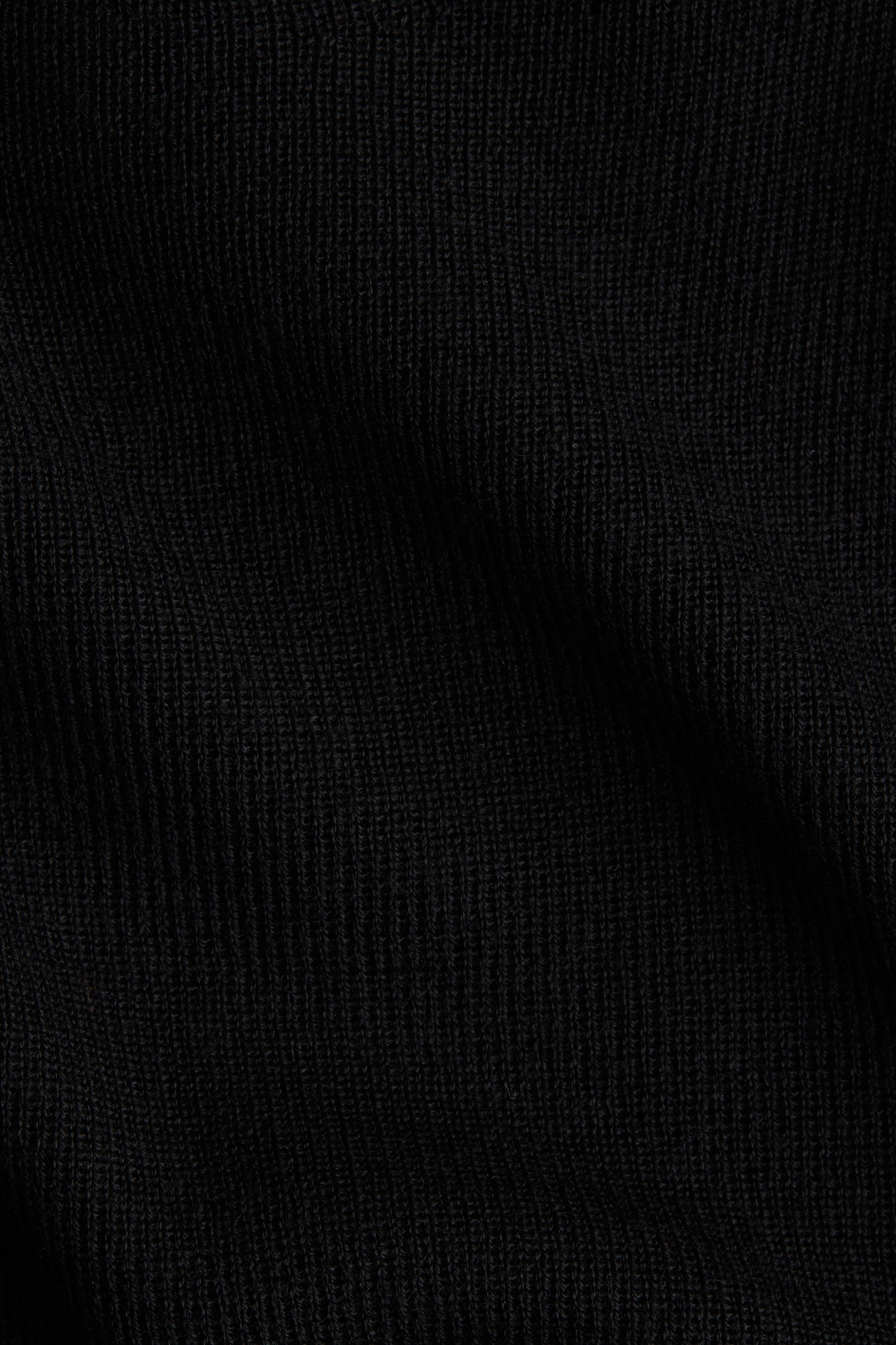 Fine-knit turtleneck top