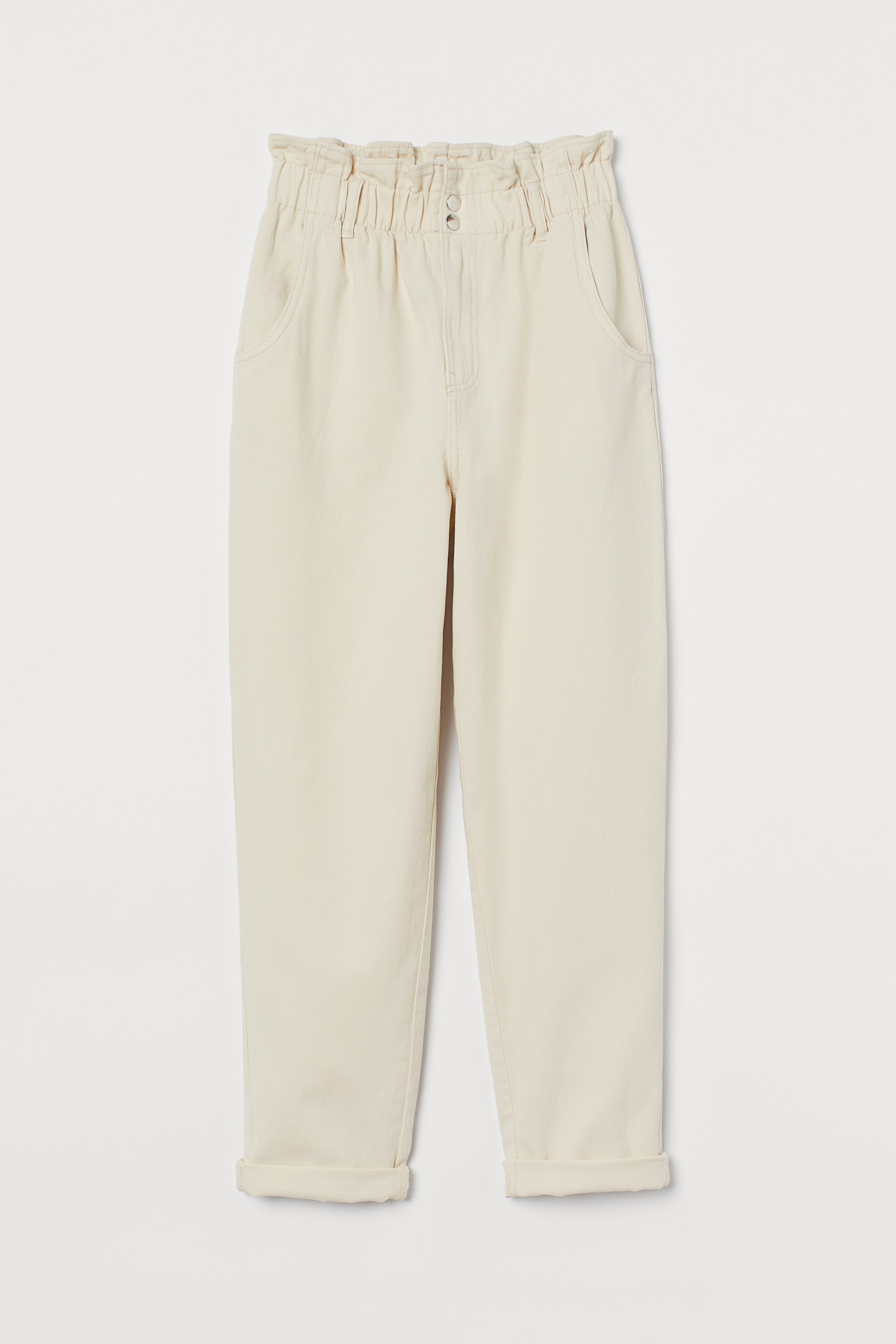 Pants Sales Paperbag Trousers H&m Clothing Black Striped