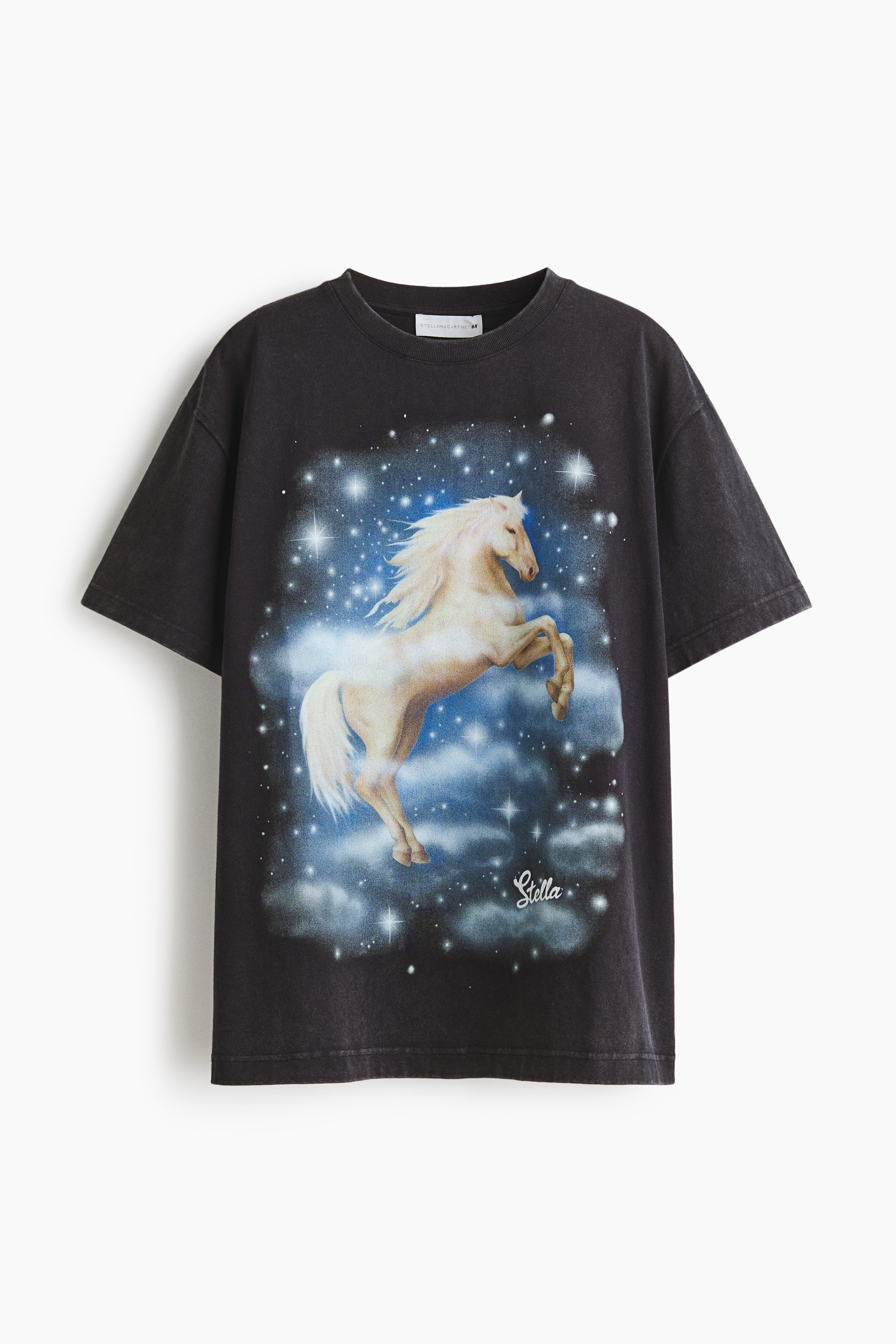 Oversized mønstret T-shirt