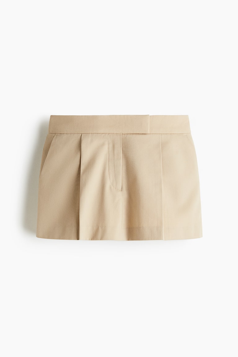 Mini suknja-šorts elegantnog kroja