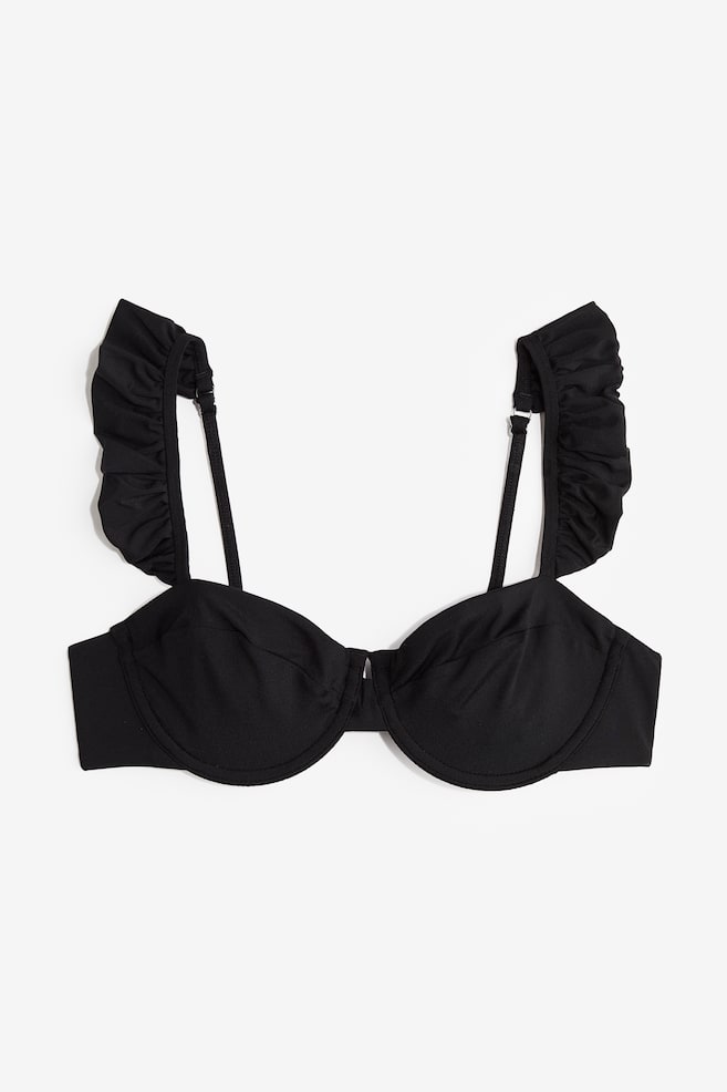 Haut de maillot non paddé - Noir - 1