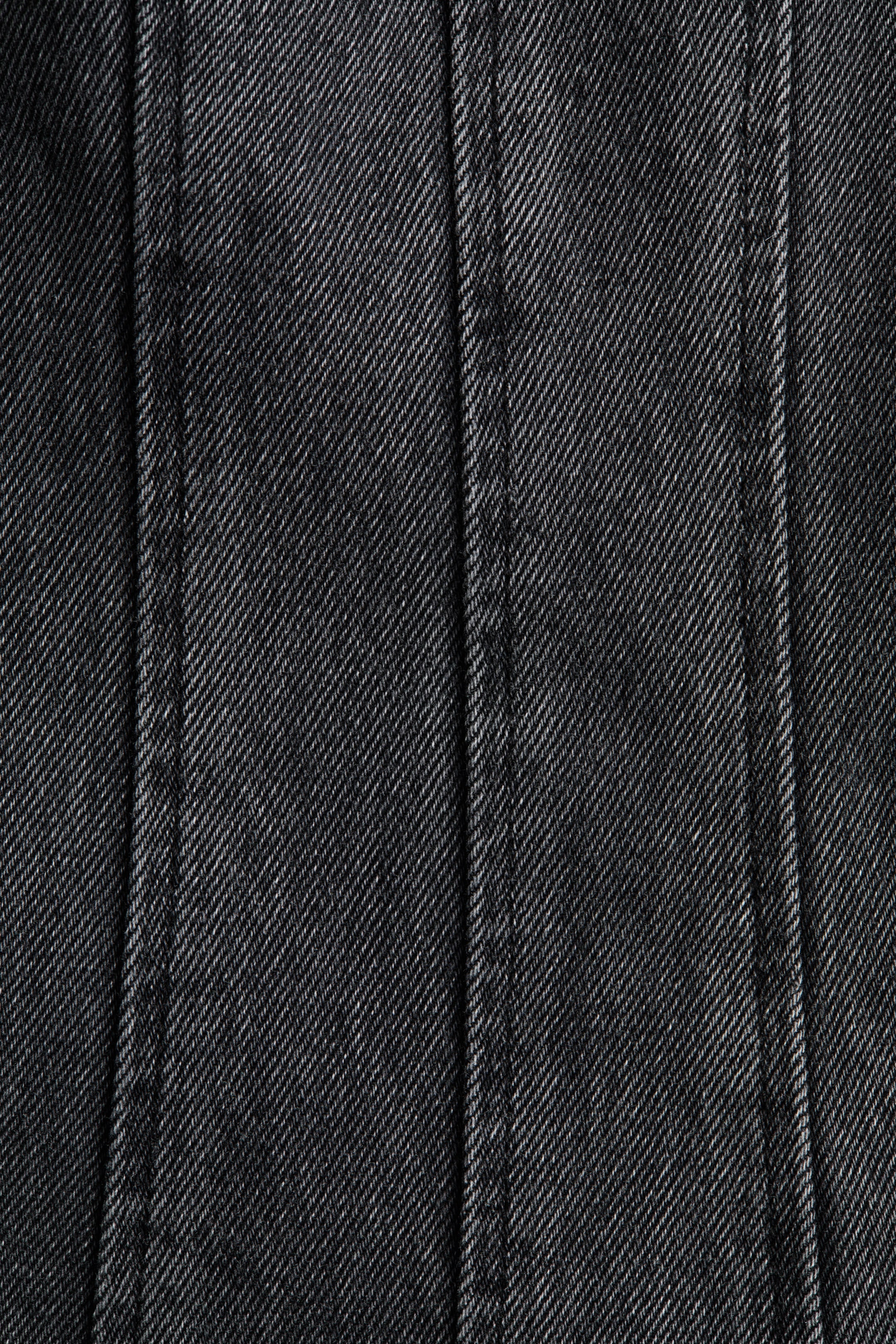 拡大画像を表示: フレアスカート デニムワンピース - デニムグレー - レディース | H&M JP 2