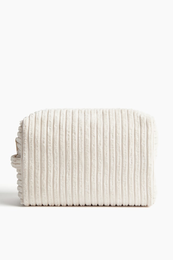 Sac à langer en velours côtelé - Beige clair - 1