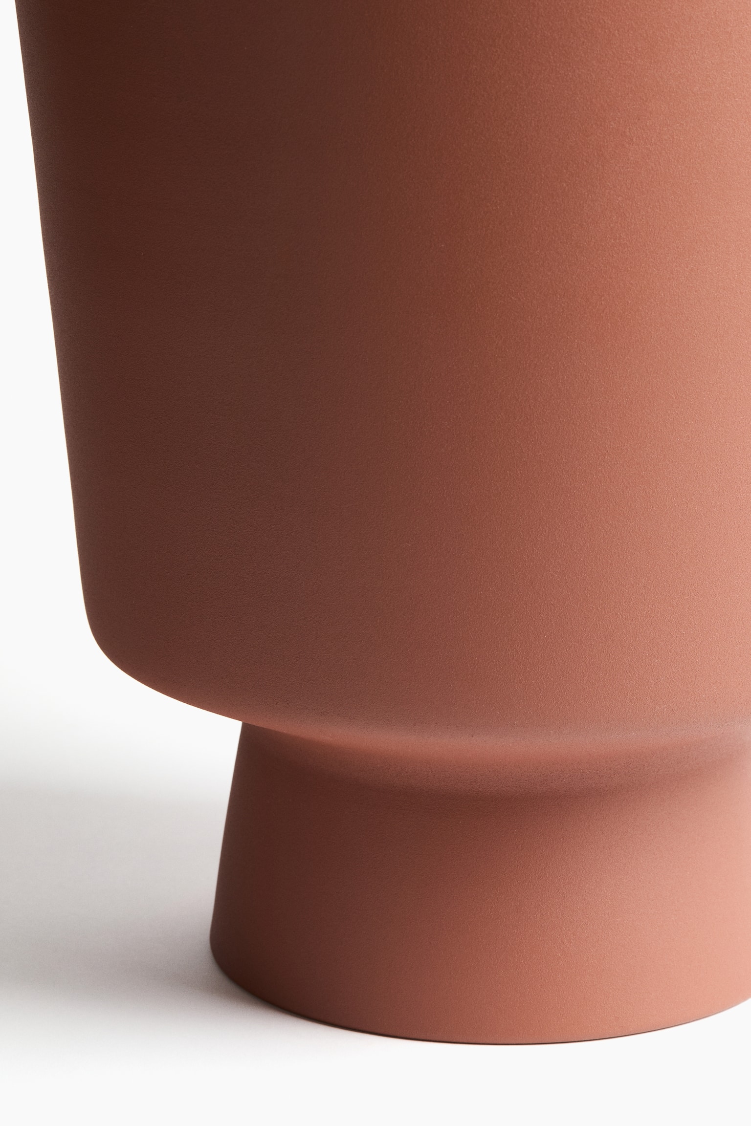 Large metal plant pot - Terracotta/Light beige/Dark brown - 5
