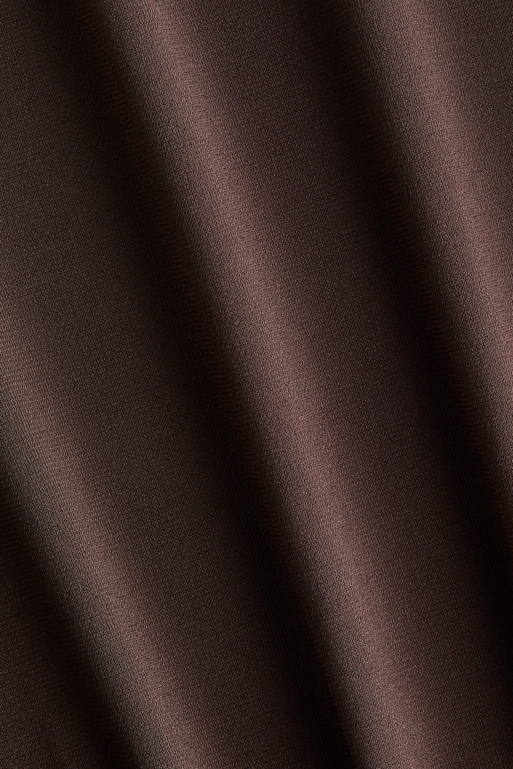 Ver imagem maior: Vestido comprido drapeado - Castanho chocolate - SENHORA | H&M PT 6