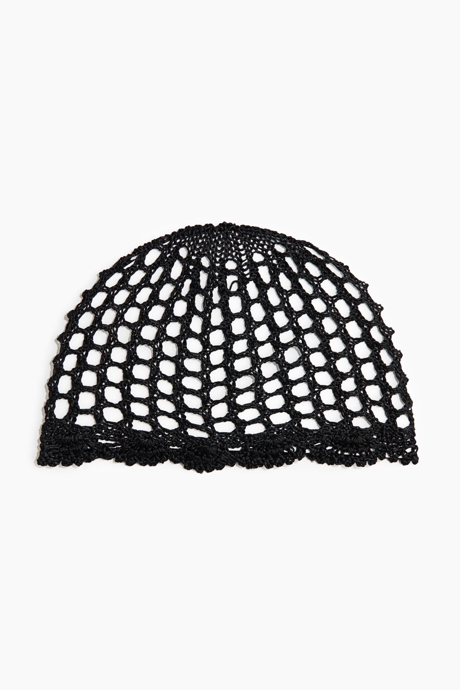 Женский головной убор H&M Crochet-Look Hat, цвет: Чёрный — фото 1