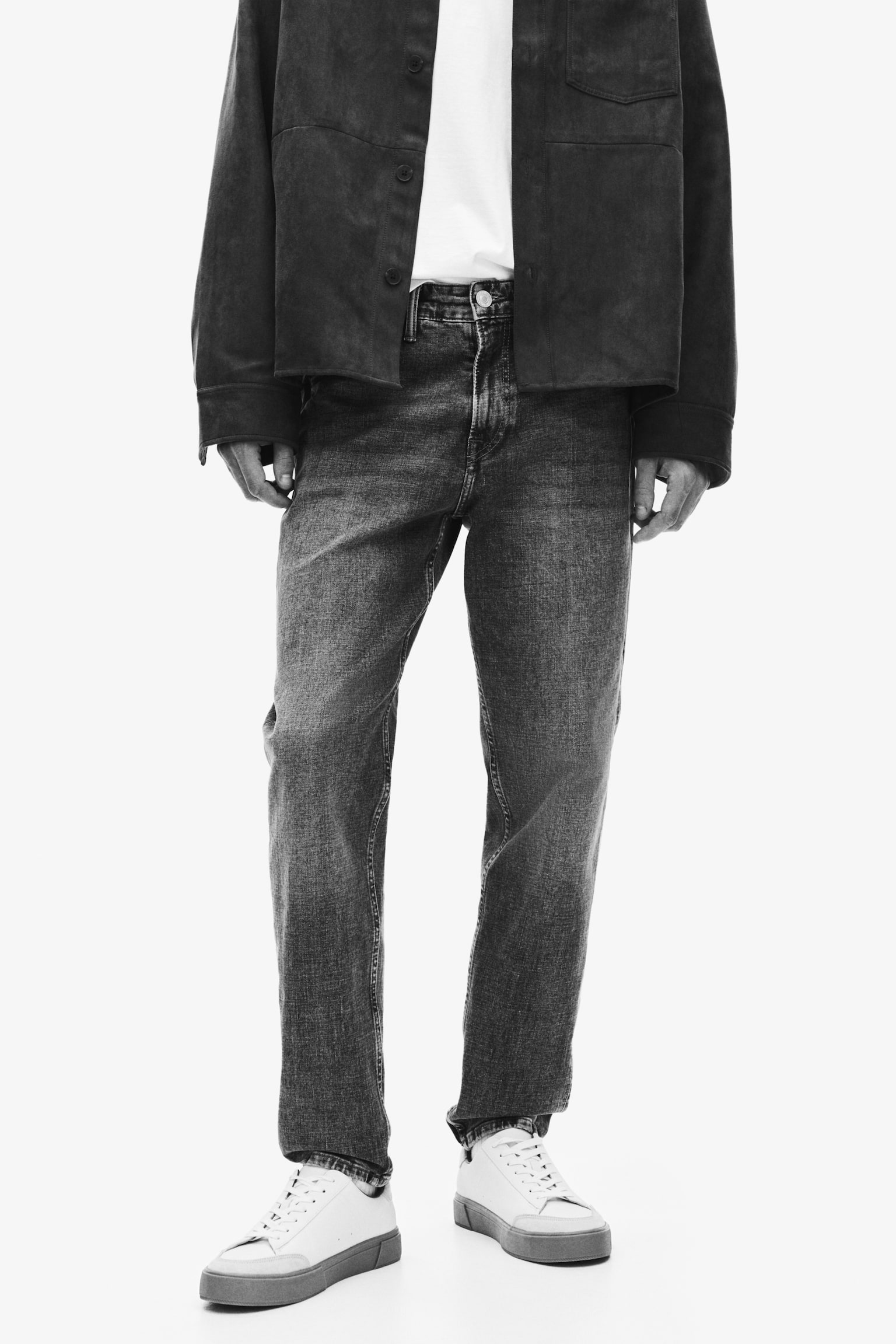 Tapered Regular Jeans - Blu denim/Blu denim scuro - 6