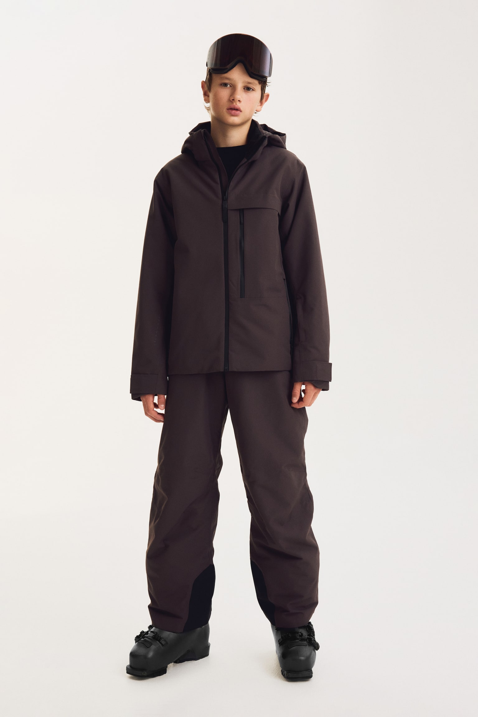 Детская куртка H&M Move Padded Ski with StormMove™, цвет: Розовато-лиловый серый — фото 3