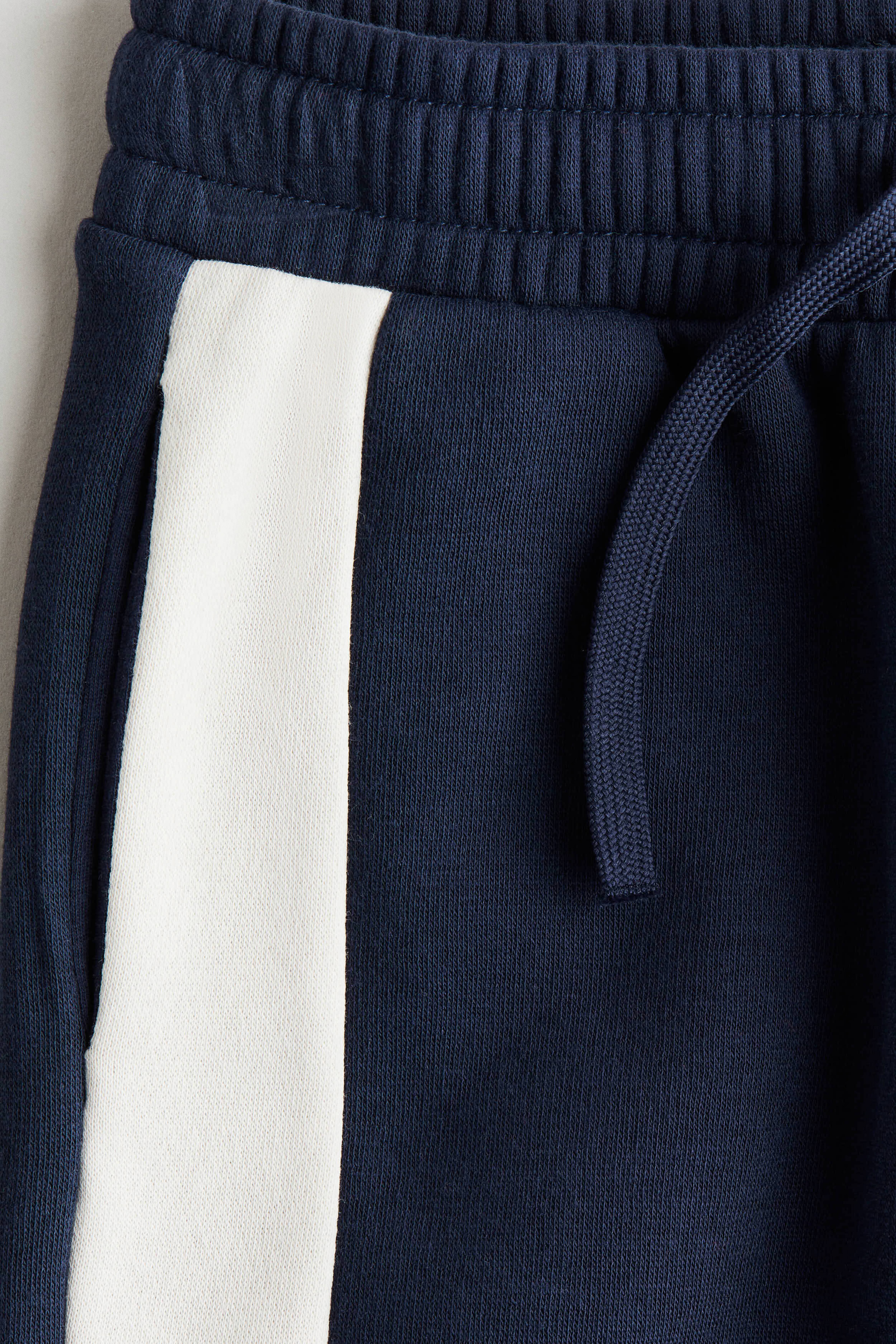 Pantalon de jogging contraste couleur