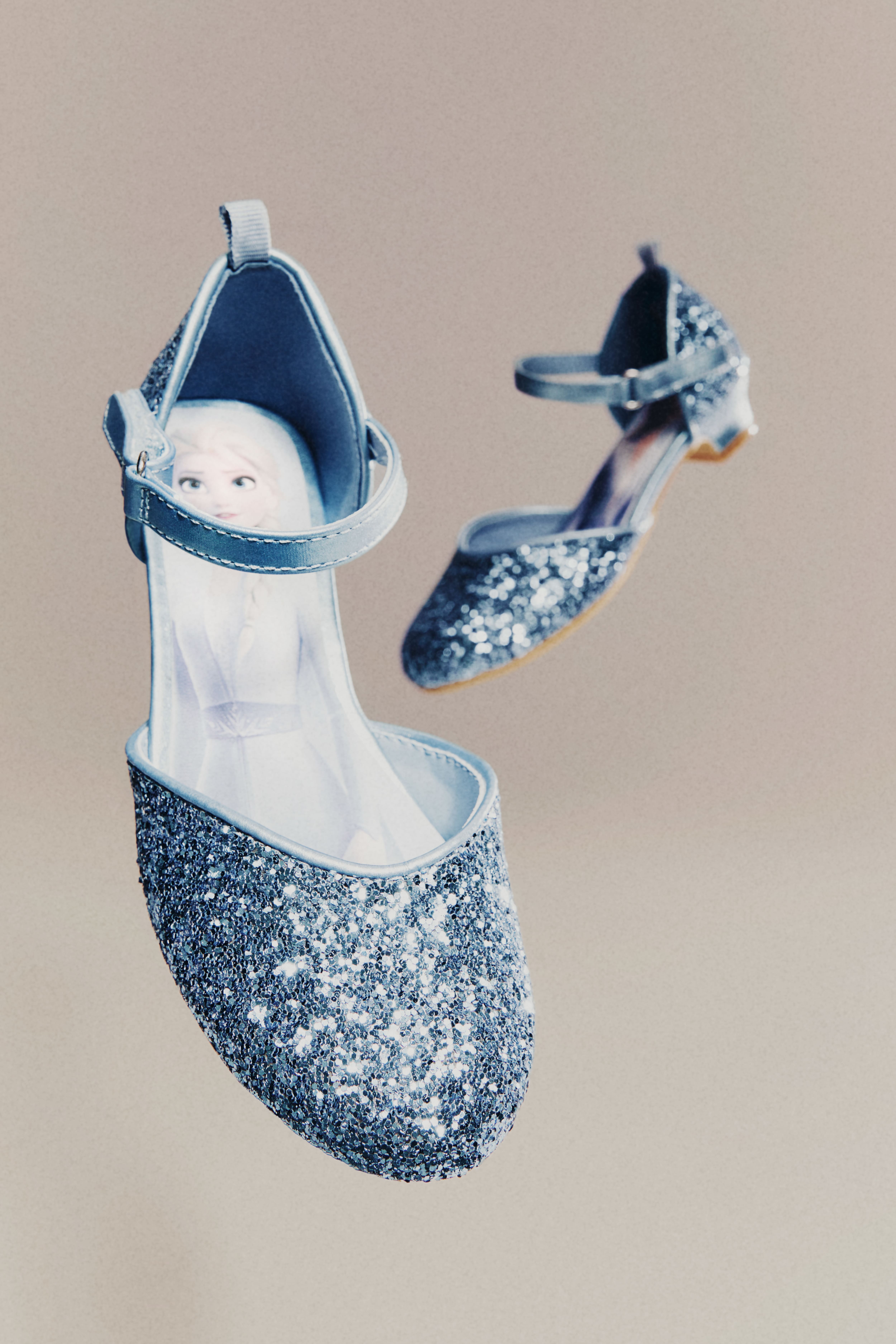 Glittery Shoes Blue Frozen Kids H M CA