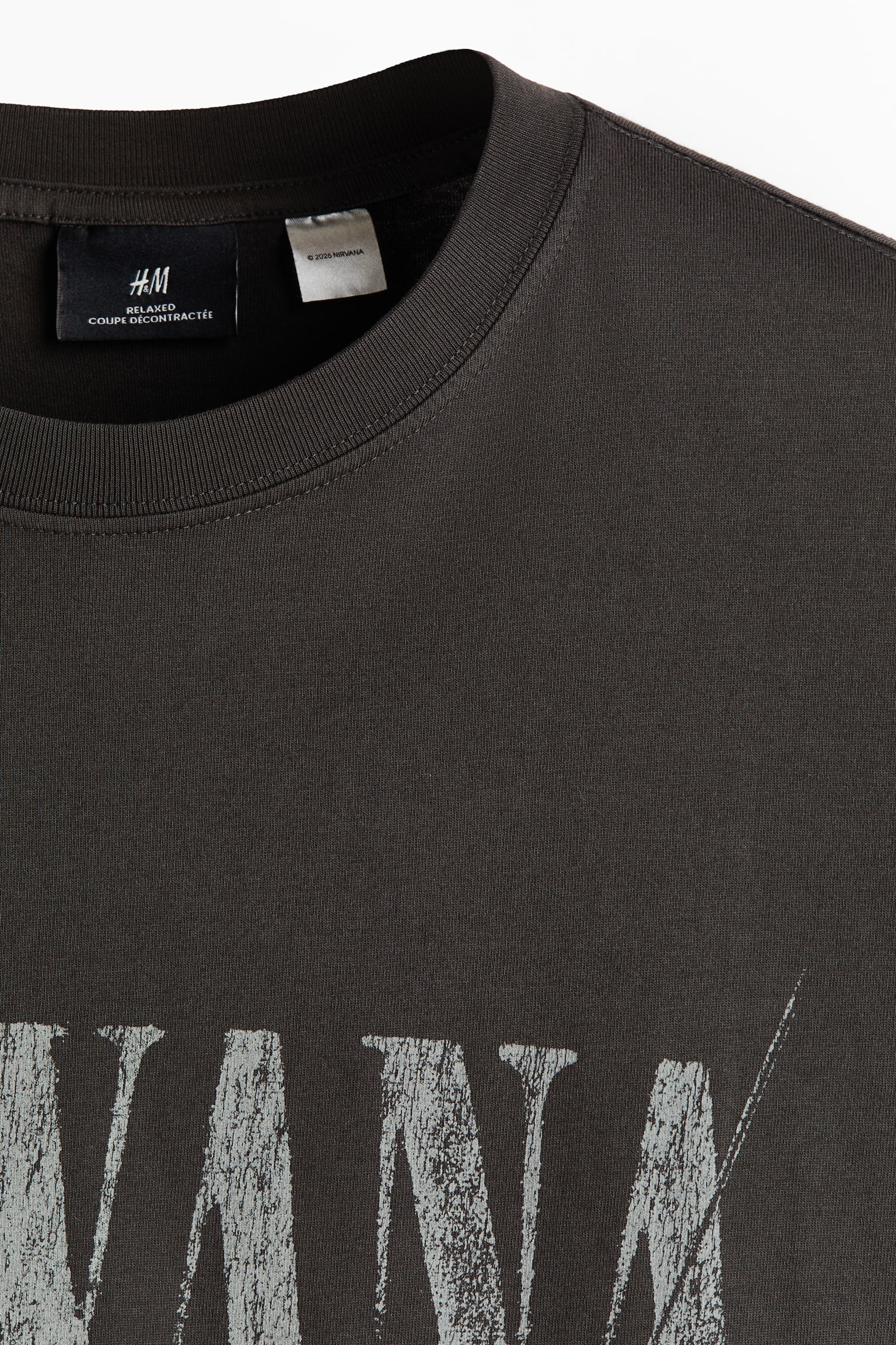 Мужская футболка H&M Relaxed-Fit Printed Cotton, цвет: Чёрный — фото 3