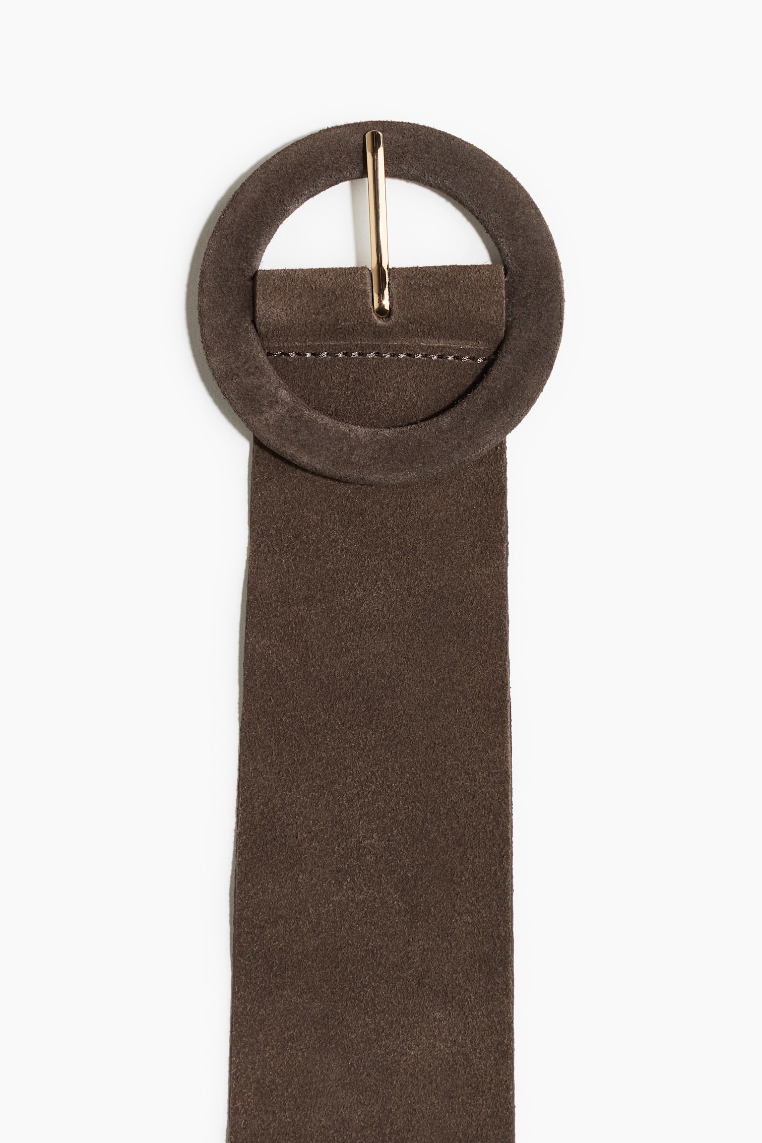 Suede waist belt - Vakondszürke - 2