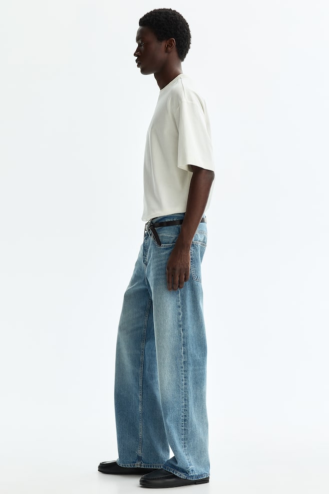 Loose Straight Jeans - Light denim blue/Black/Denim blue/Dark grey/Dark denim blue/Denim blue/Denim blue/Denim blue - 5