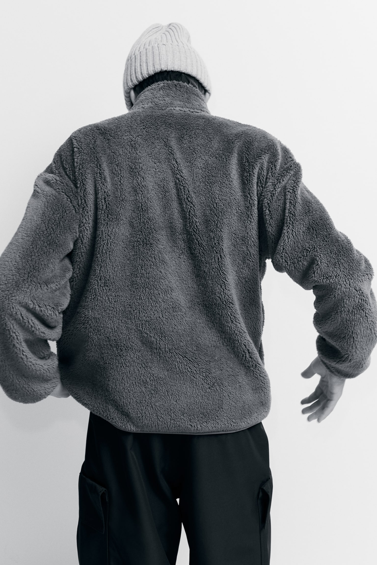 Teddy sports jacket - Dark grey/Lilac/Black - 4