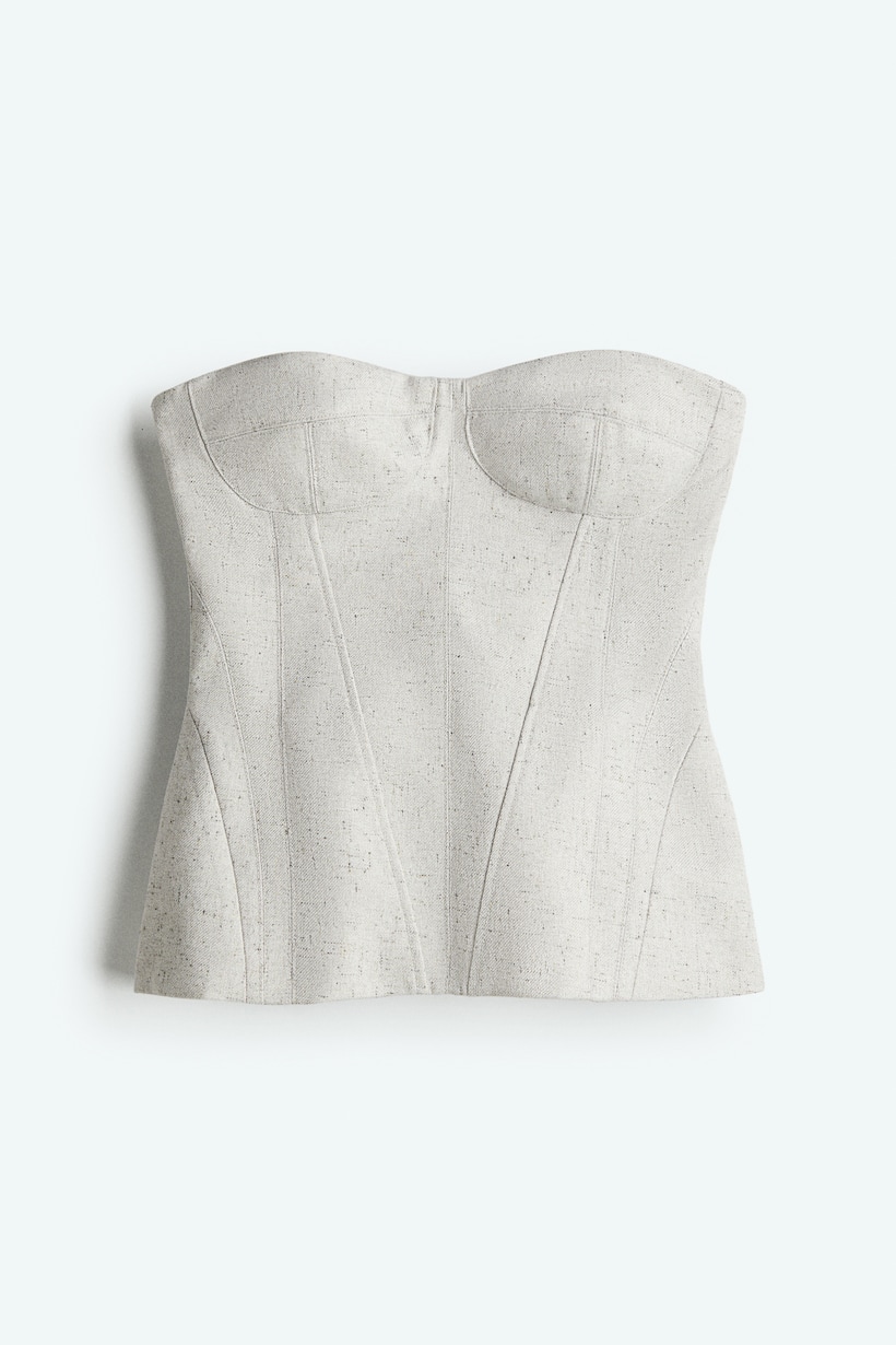 Top a corsetto da donna, in pizzo e a manica lunga H&M IT