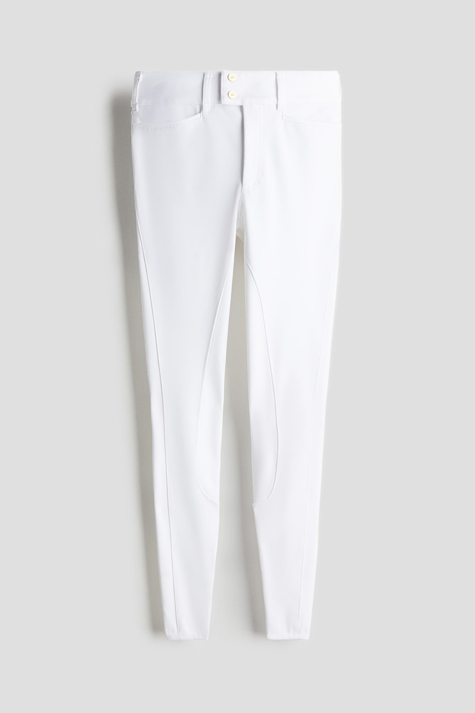 Helskodd ridbyxa - Vit/Svart/Marinblå