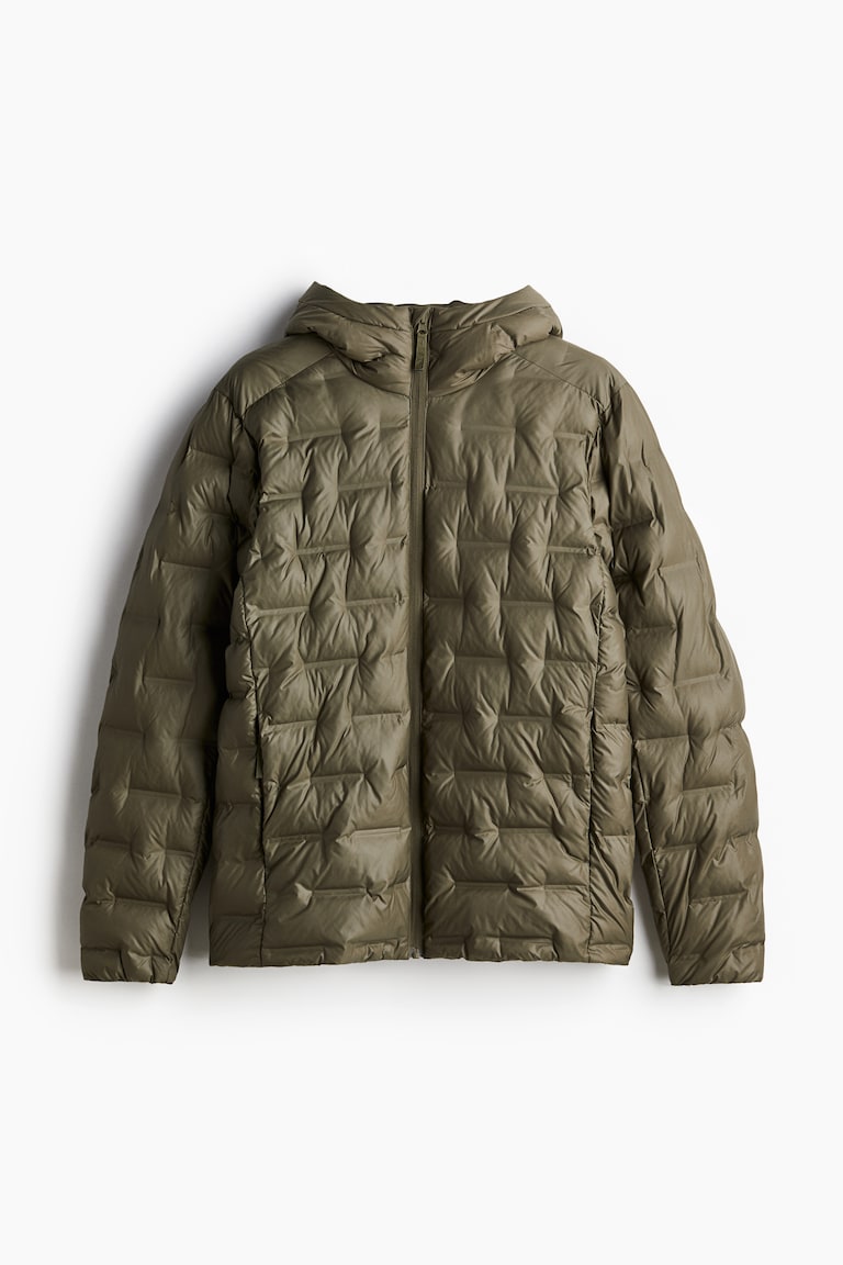 H&m Camo Bubble Jacket Regular Fit Insulated Jacket With