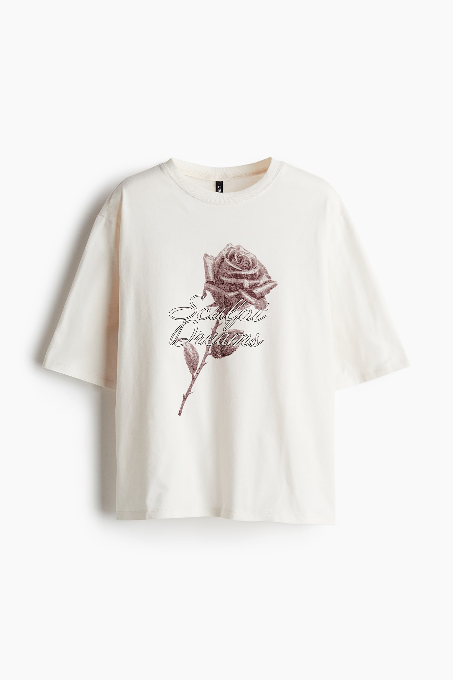 Oversized T-shirt - White/Sculpt Dreams/Cream/Division Two/Beige/Orlando/Greige/White/Bouquet/Light grey marl/Toronto/Dark brown/Silent Poem/Red/28/Black/Bright blue/Brooklyn - 2