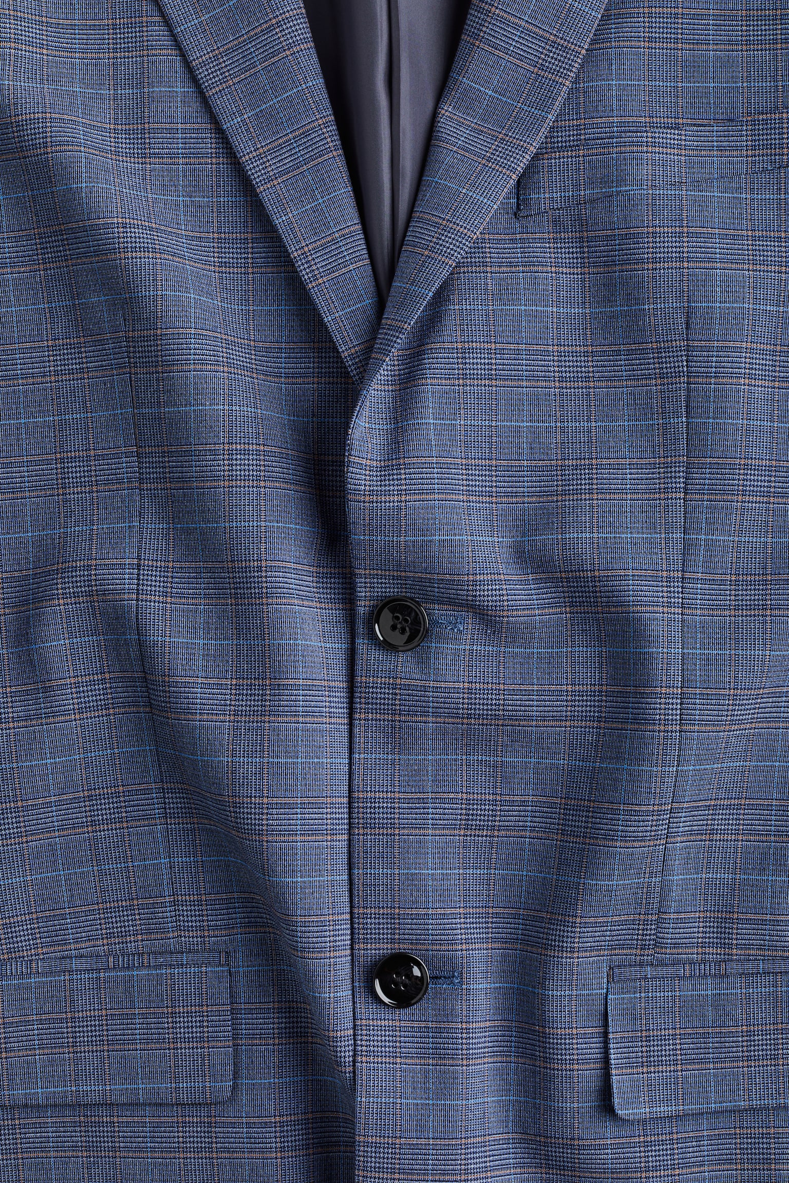 Slim Fit Jacket - Blue/Check - 7