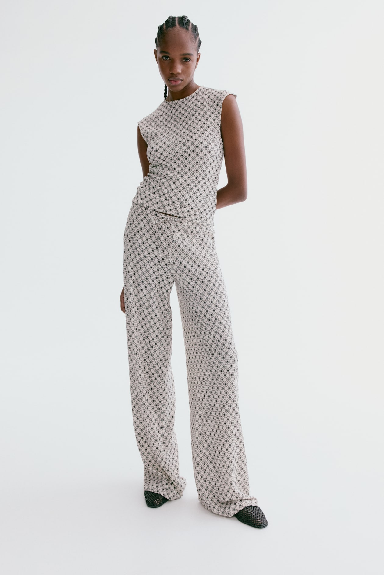 Textured Jersey Pants - image 3
