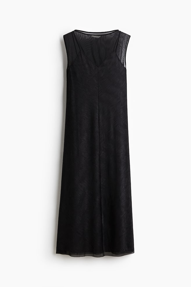 Layered dress - Black - 1