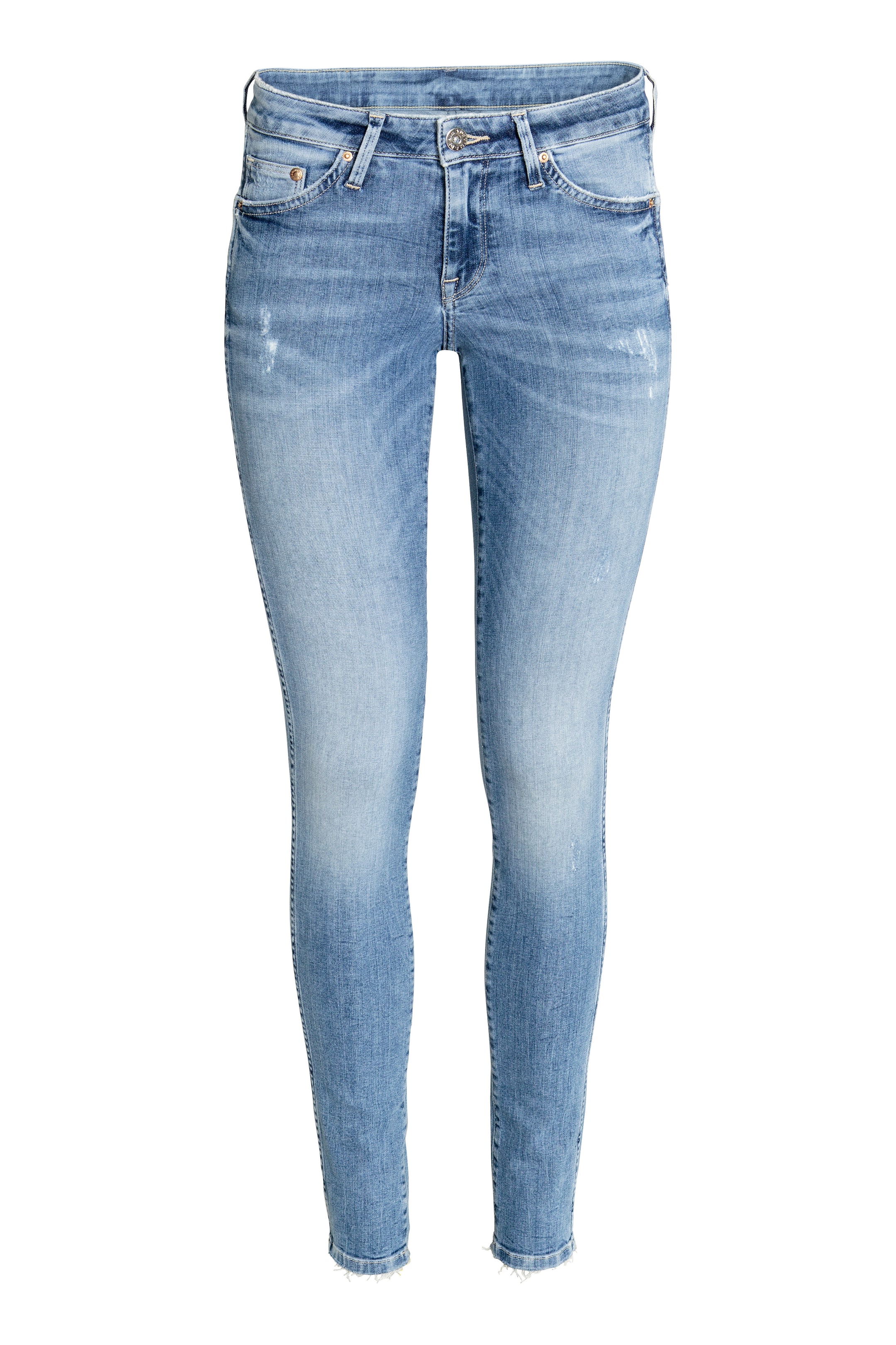 Agrandir l'image: Super Skinny Low Jeans - Bleu denim clair - FEMME | H&M FR 1