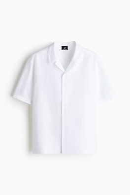 Resortskjorta i linmix Relaxed Fit