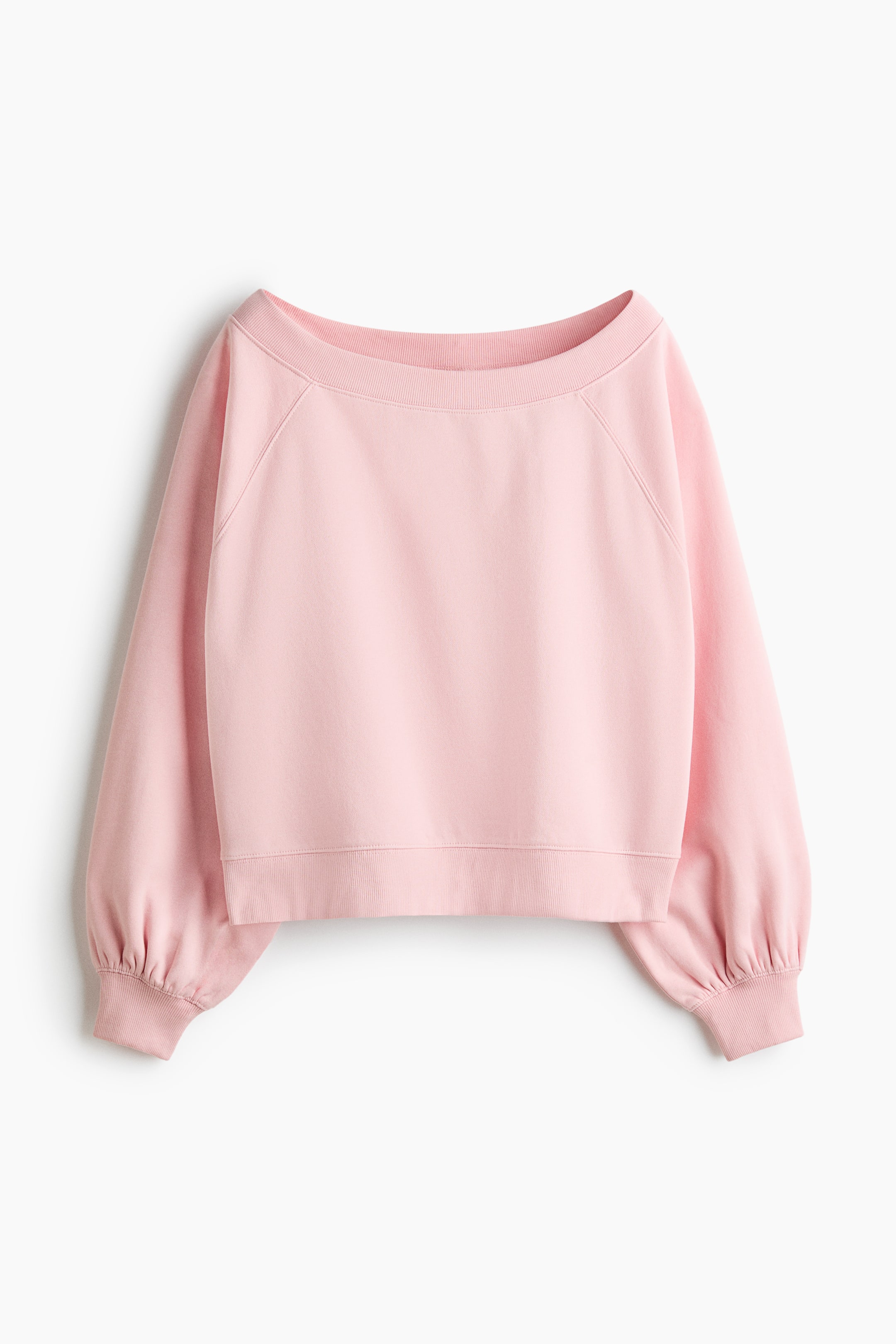 Женские худи H&M Off-the-Shoulder Sweatshirt