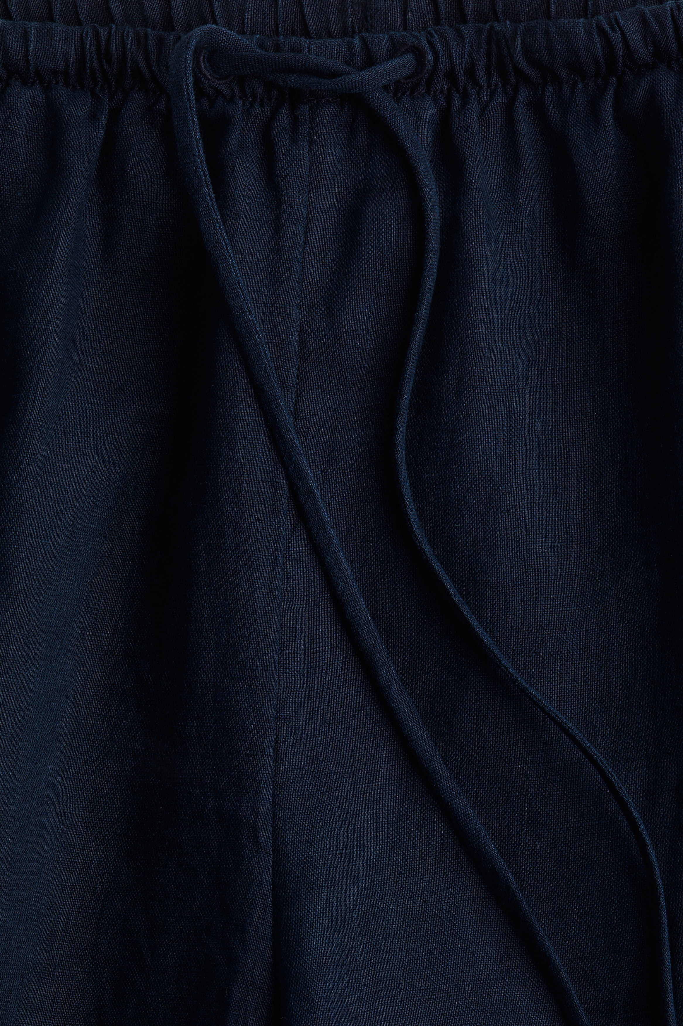 Wide linen trousers
