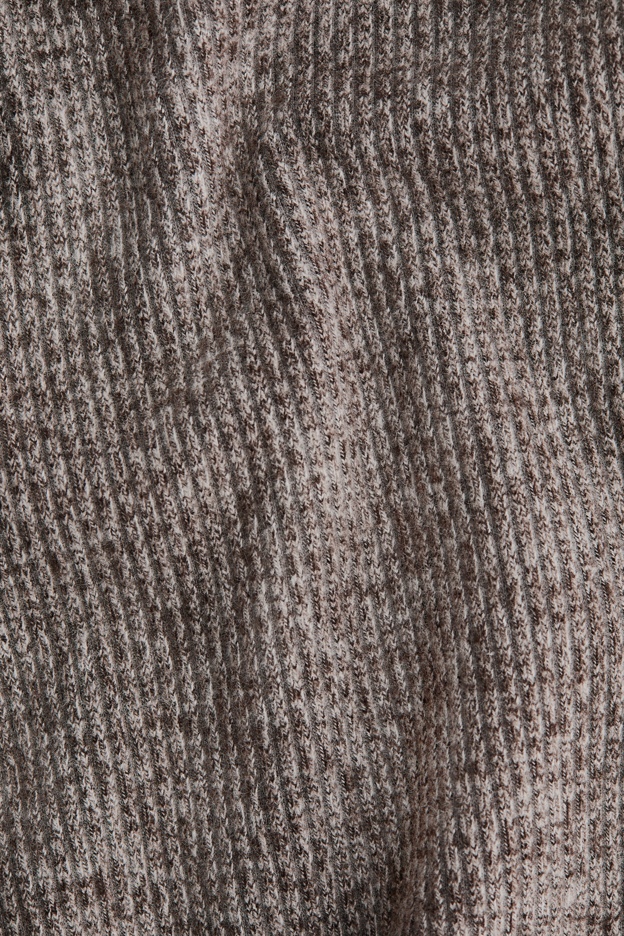 Ingrandisci l'immagine: Gonna midi in maglia a coste - Talpa mélange - DONNA | H&M CH 2