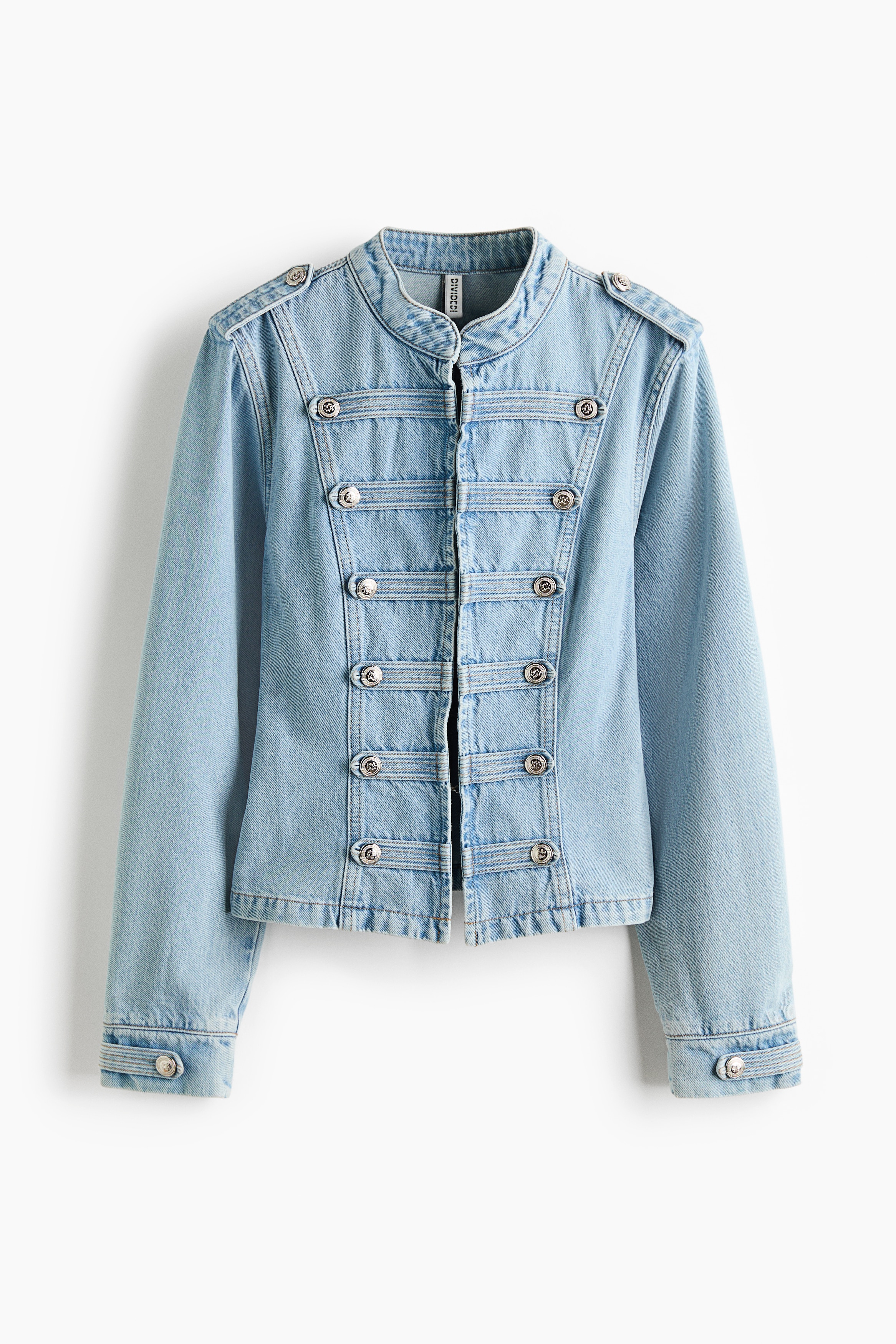 Jacke aus Baumwolldenim - Helles Denimblau