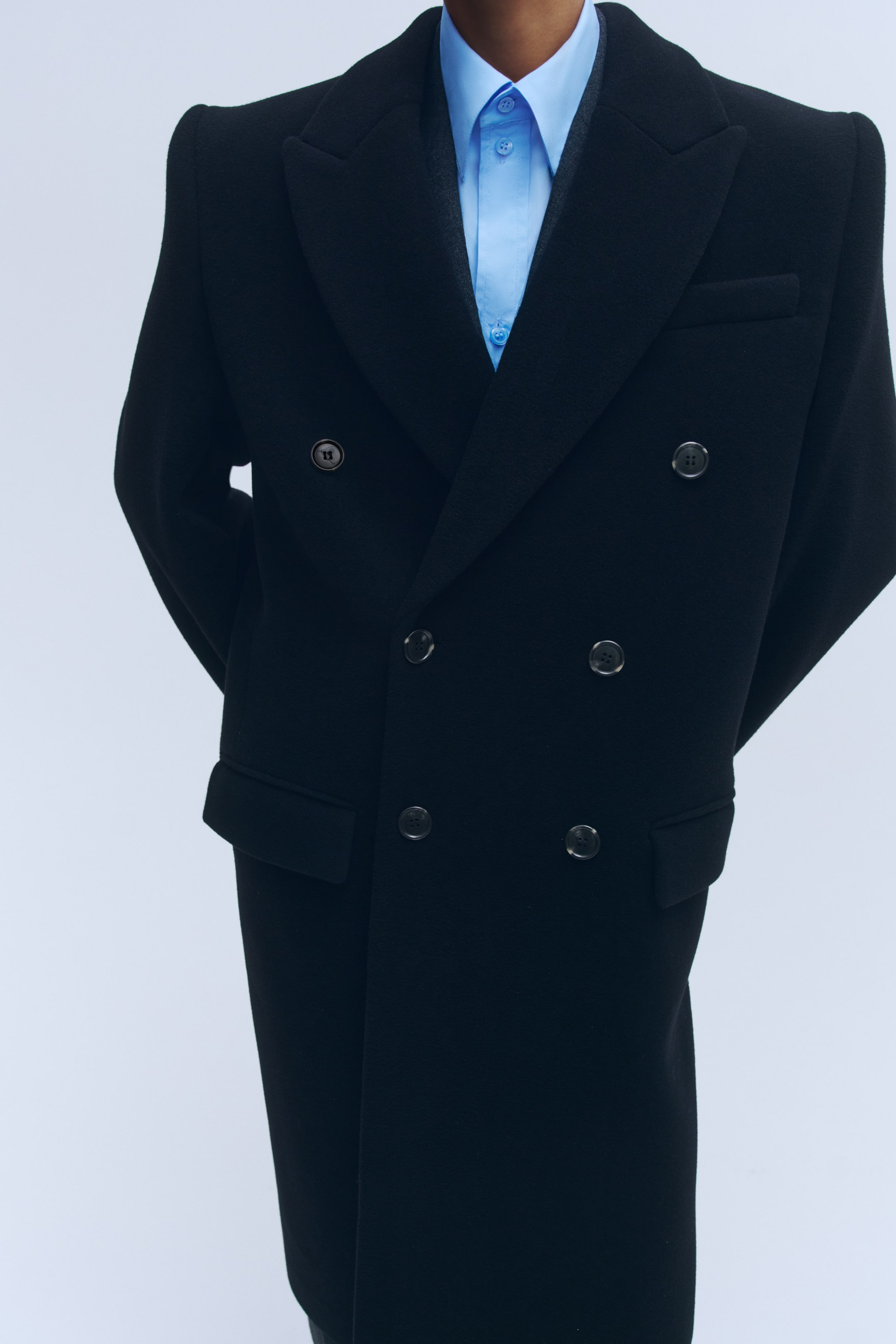 Женские куртки H&M Double-Breasted Wool Coat — фото 5