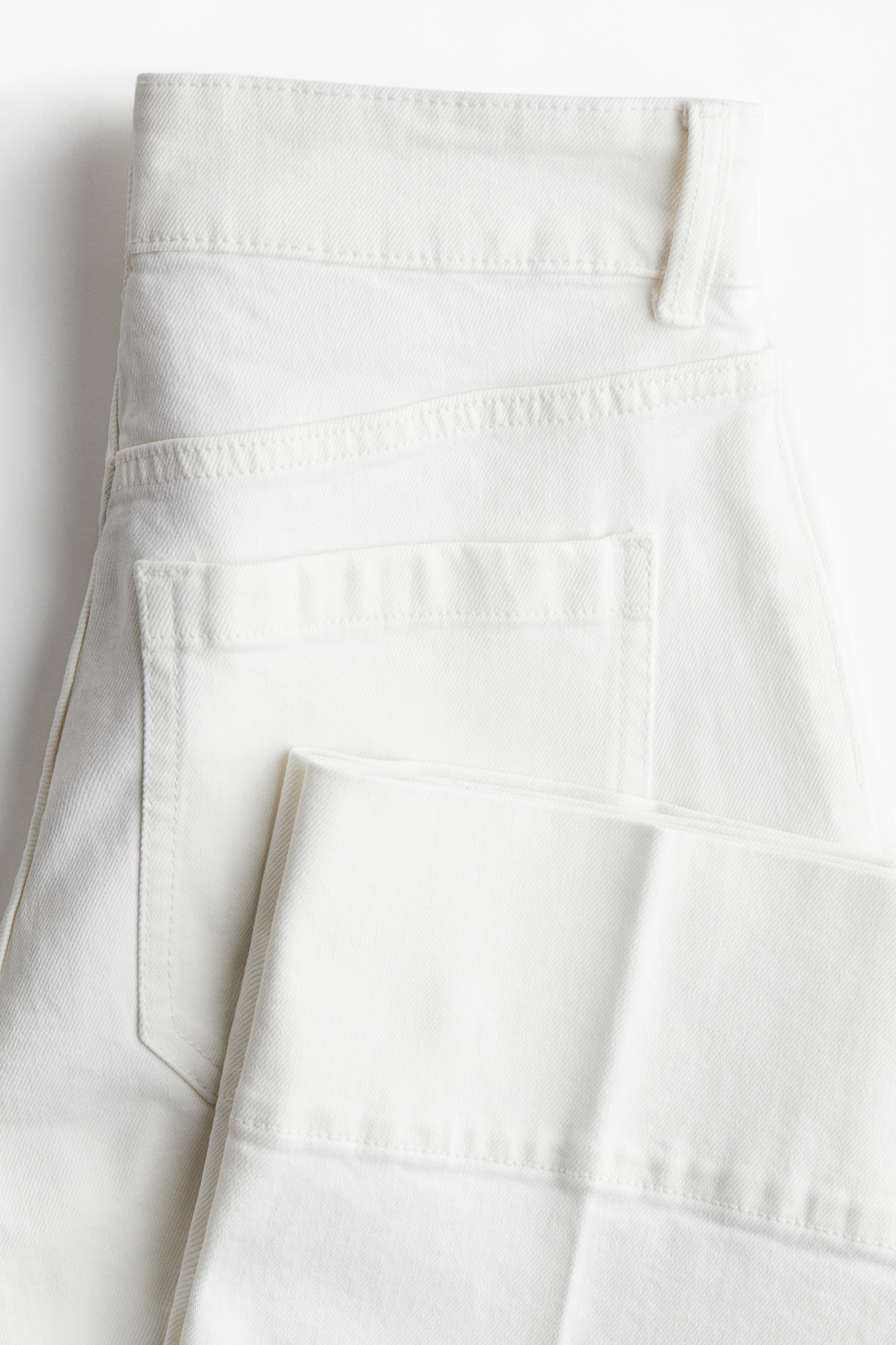 Wide High Cropped Jeans
