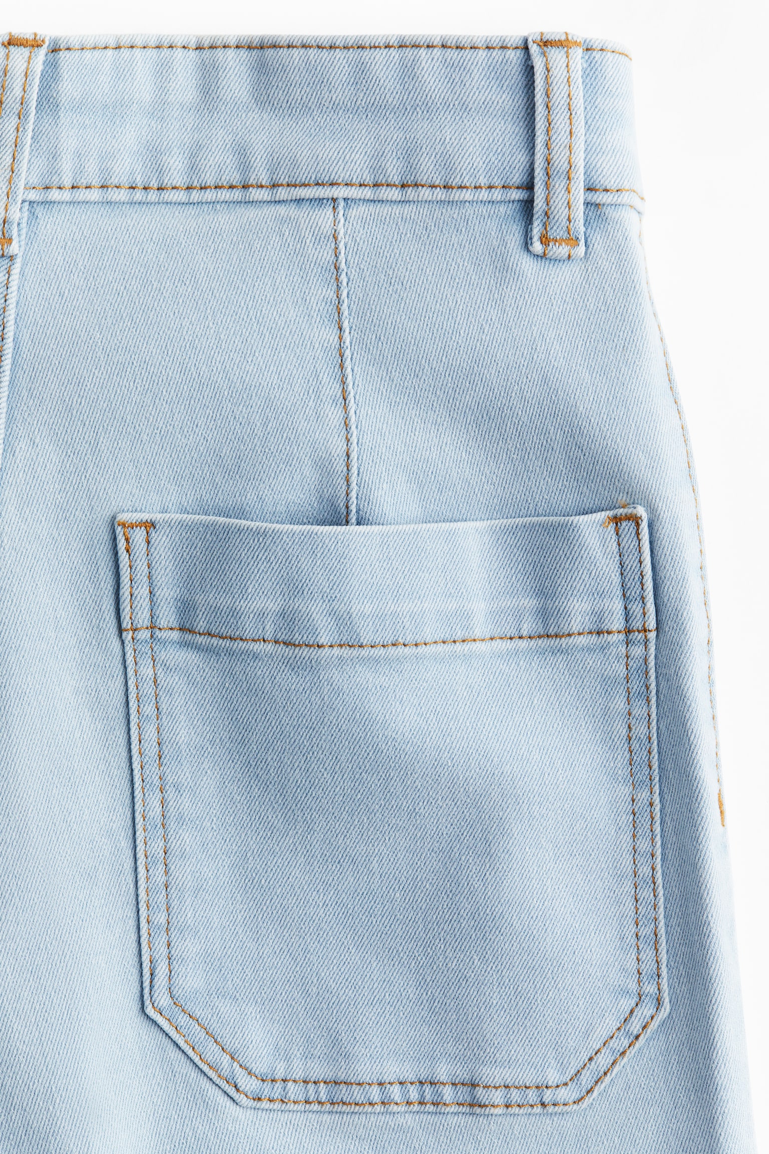 Cropped jeans - Light denim blue/Denim blue - 5