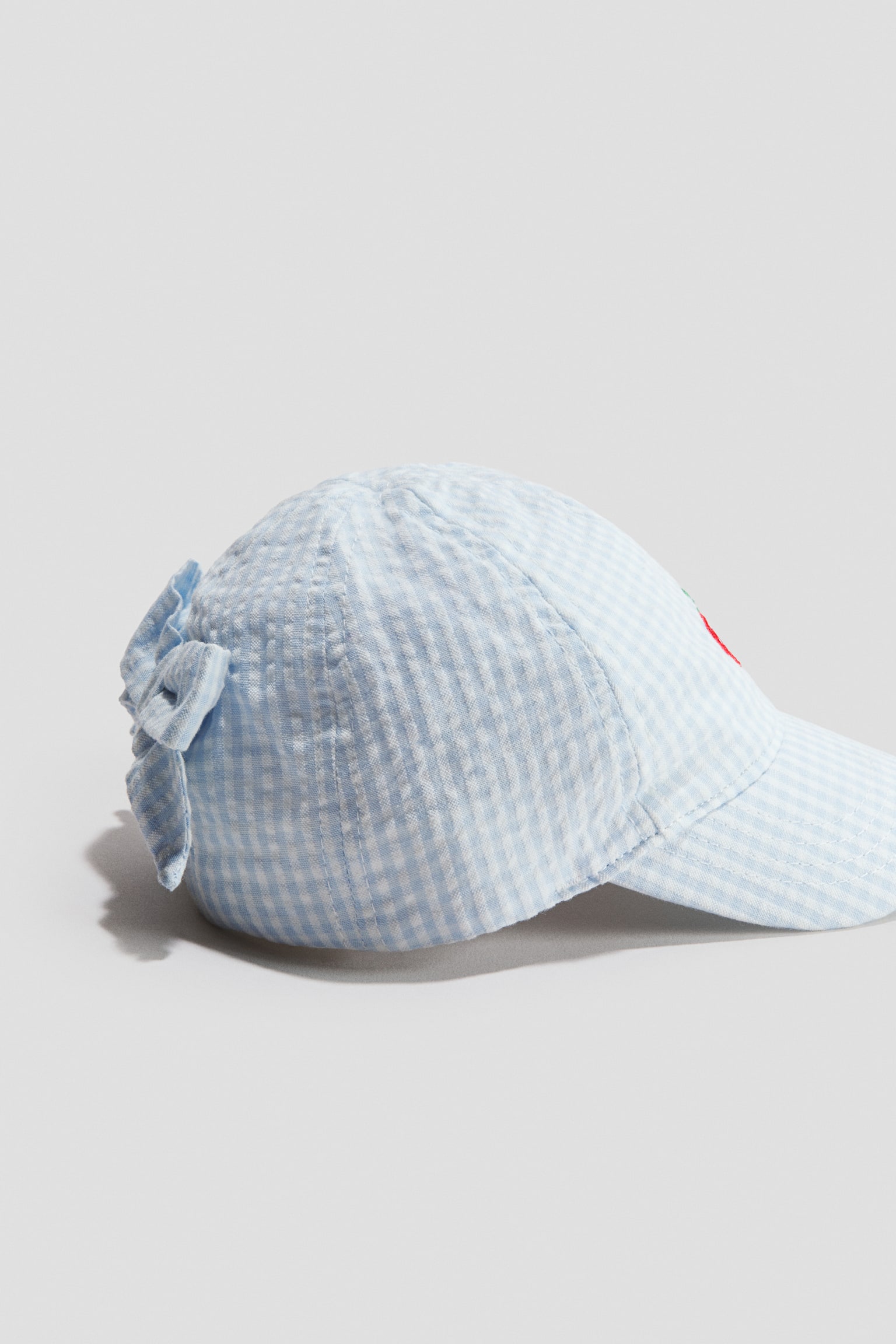 Appliquéd cotton cap - 2