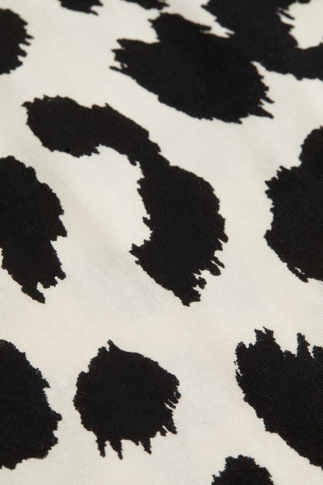 Polo-neck top - Cream/Leopard print/Black/Natural white/Dark grey/Leopard print/dc/dc - 4
